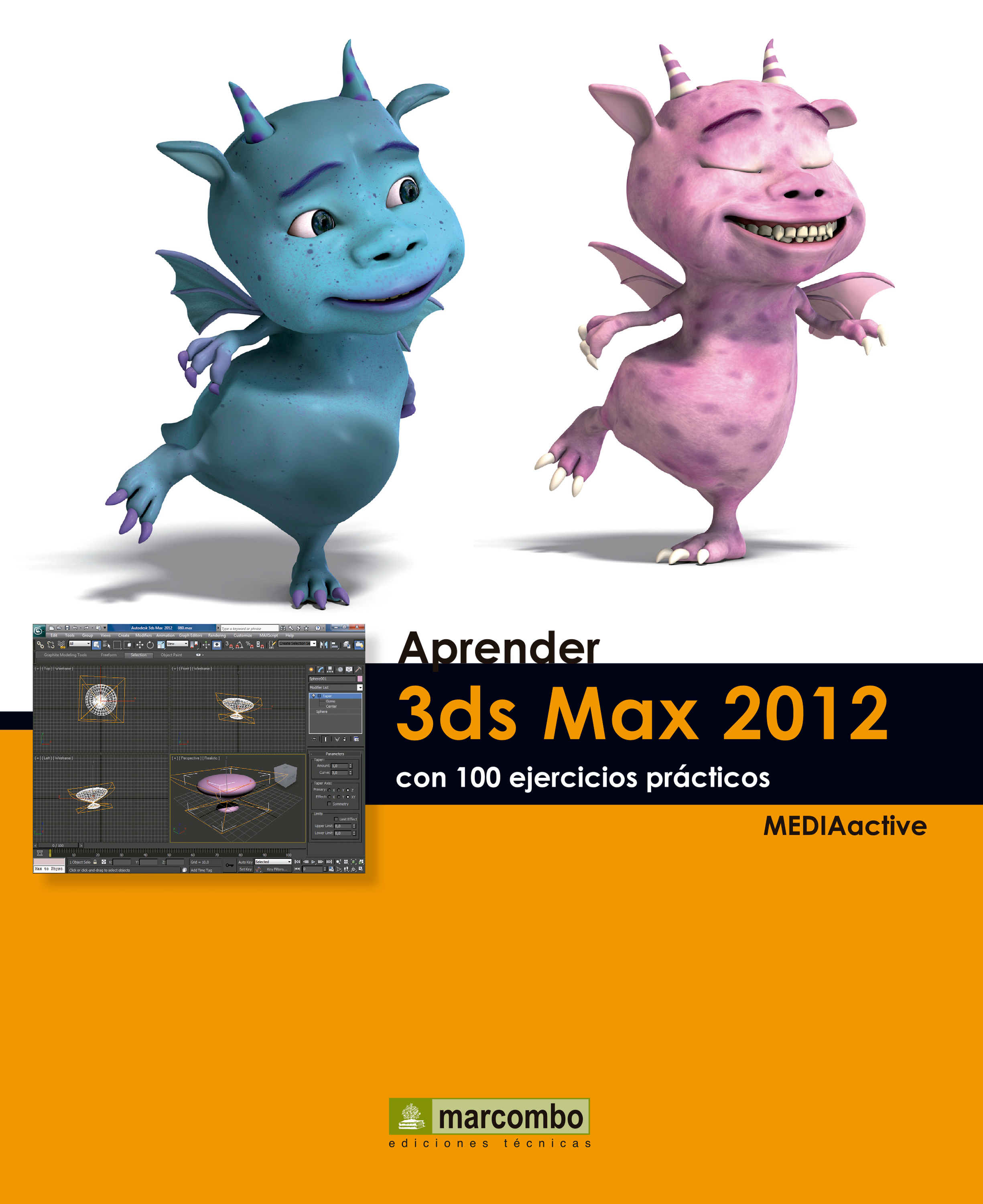 Обложка книги «Aprender 3DS Max 2012 con 100 ejercicios prácticos»