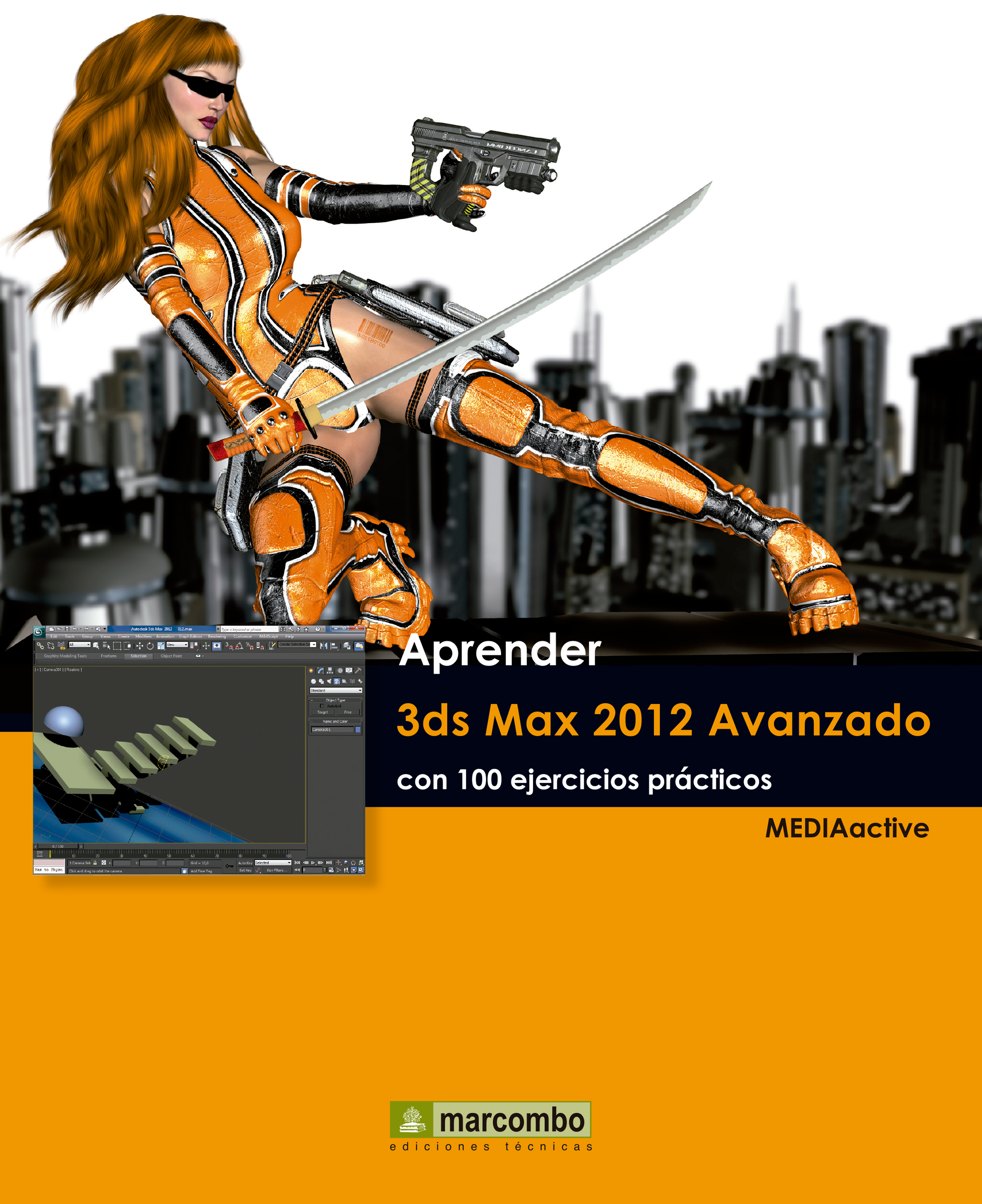 Обложка книги «Aprender 3ds Max 2012 Avanzado con 100 ejercicios prácticos»