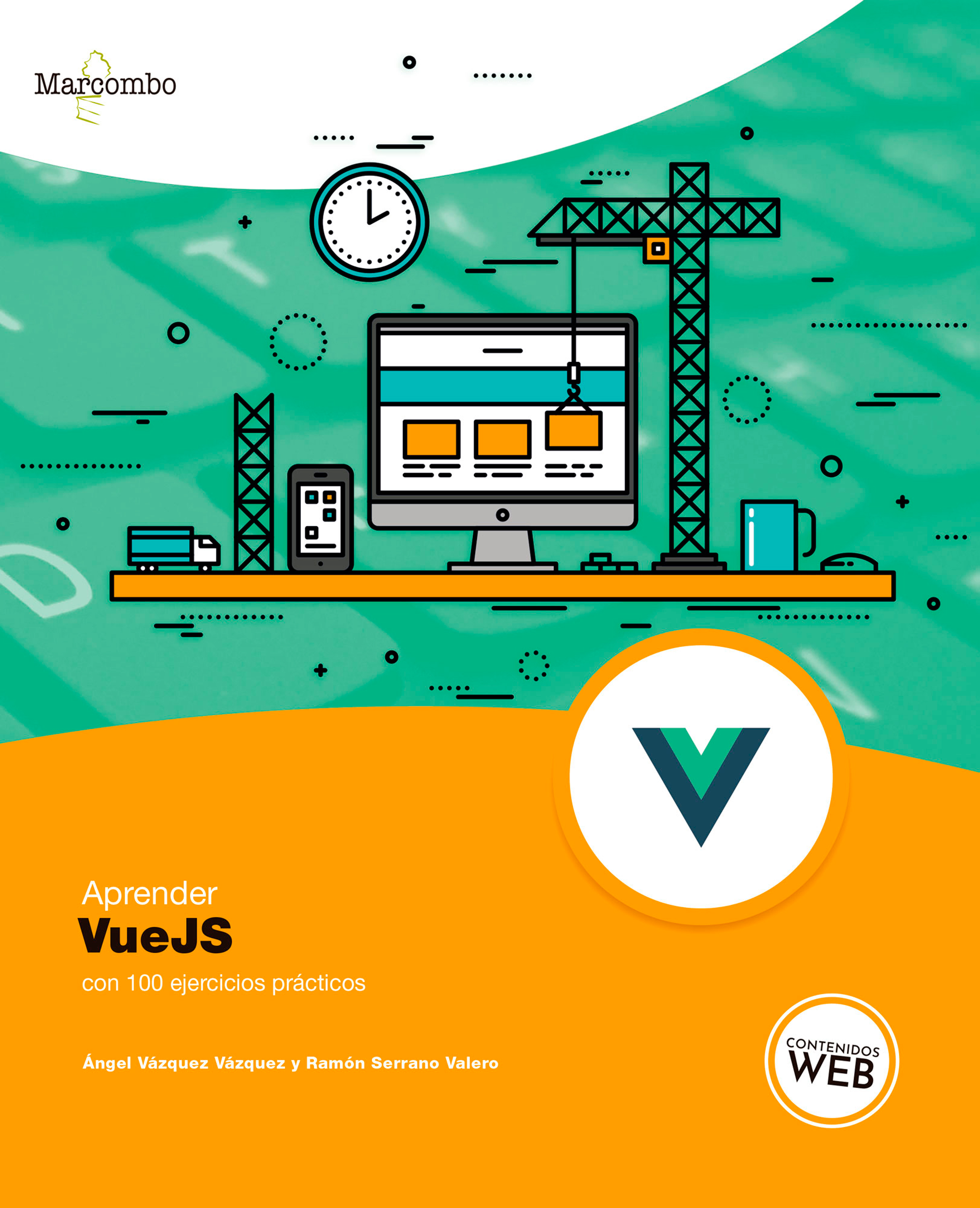 Обложка книги «Aprender VueJS con 100 ejercicios prácticos»