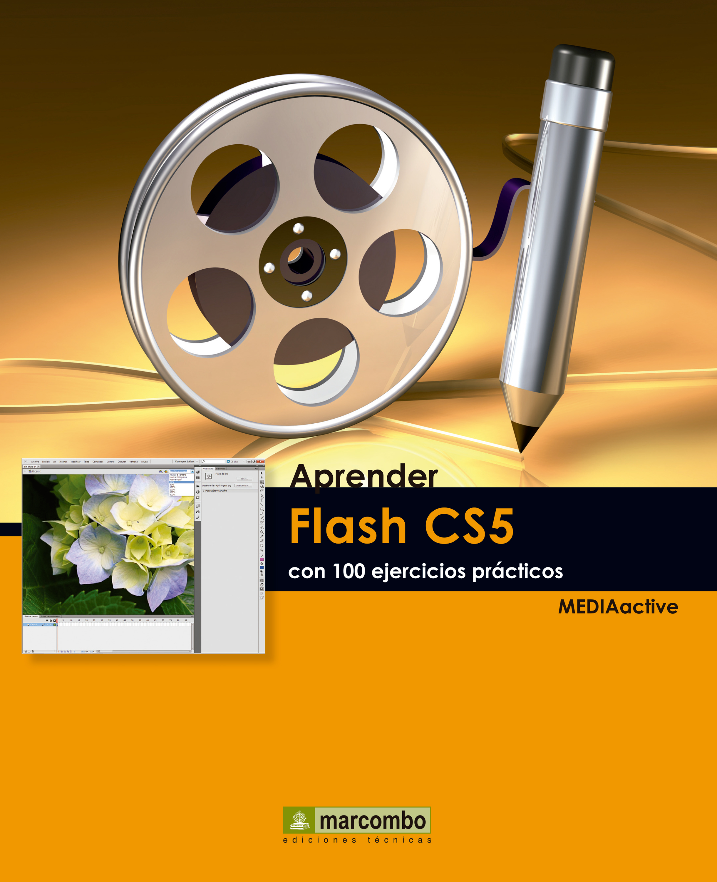 Обложка книги «Aprendre Flash CS5 amb 100 exercicis pràctics»