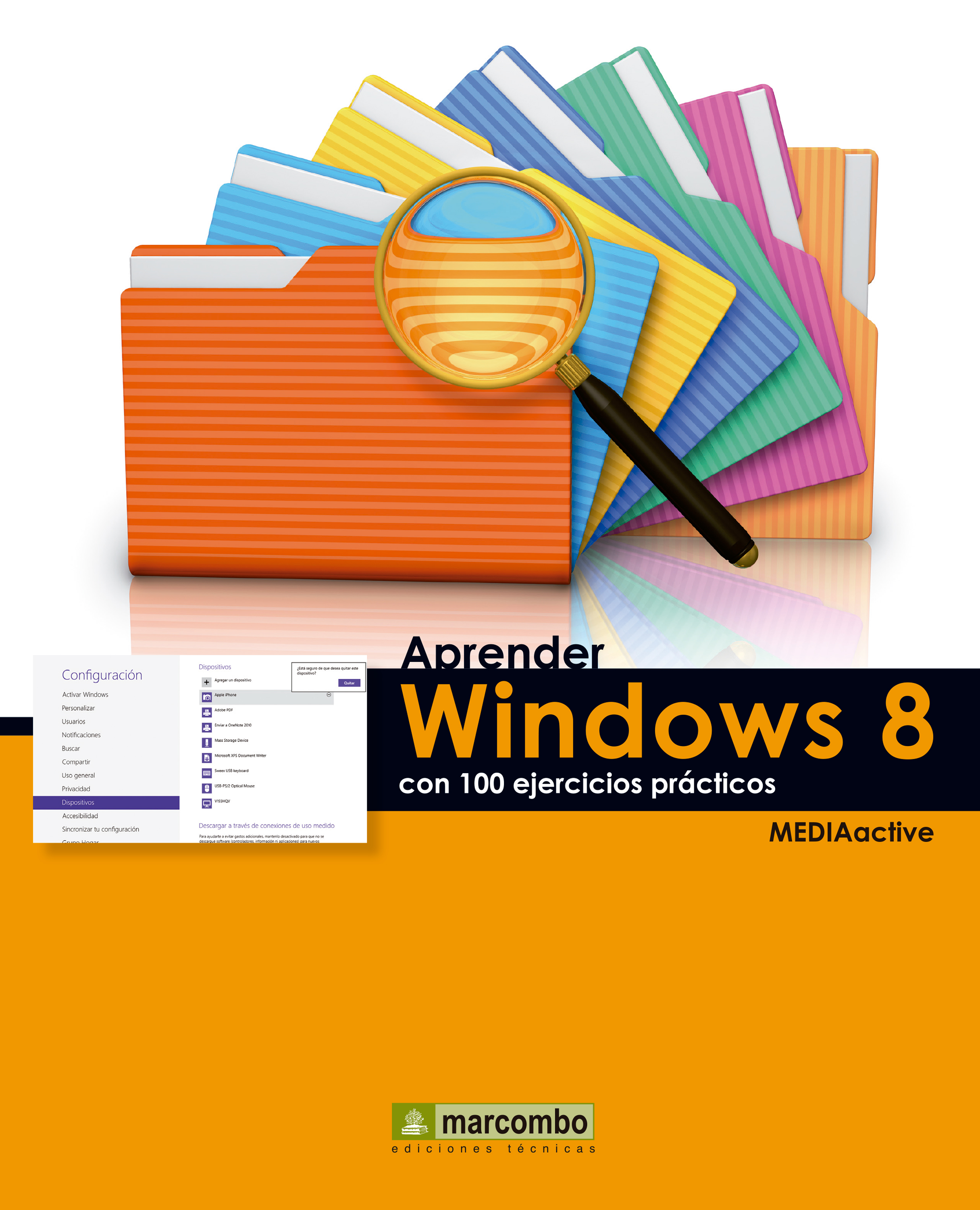 Обложка книги «Aprender Windows 8 con 100 ejercicios prácticos»