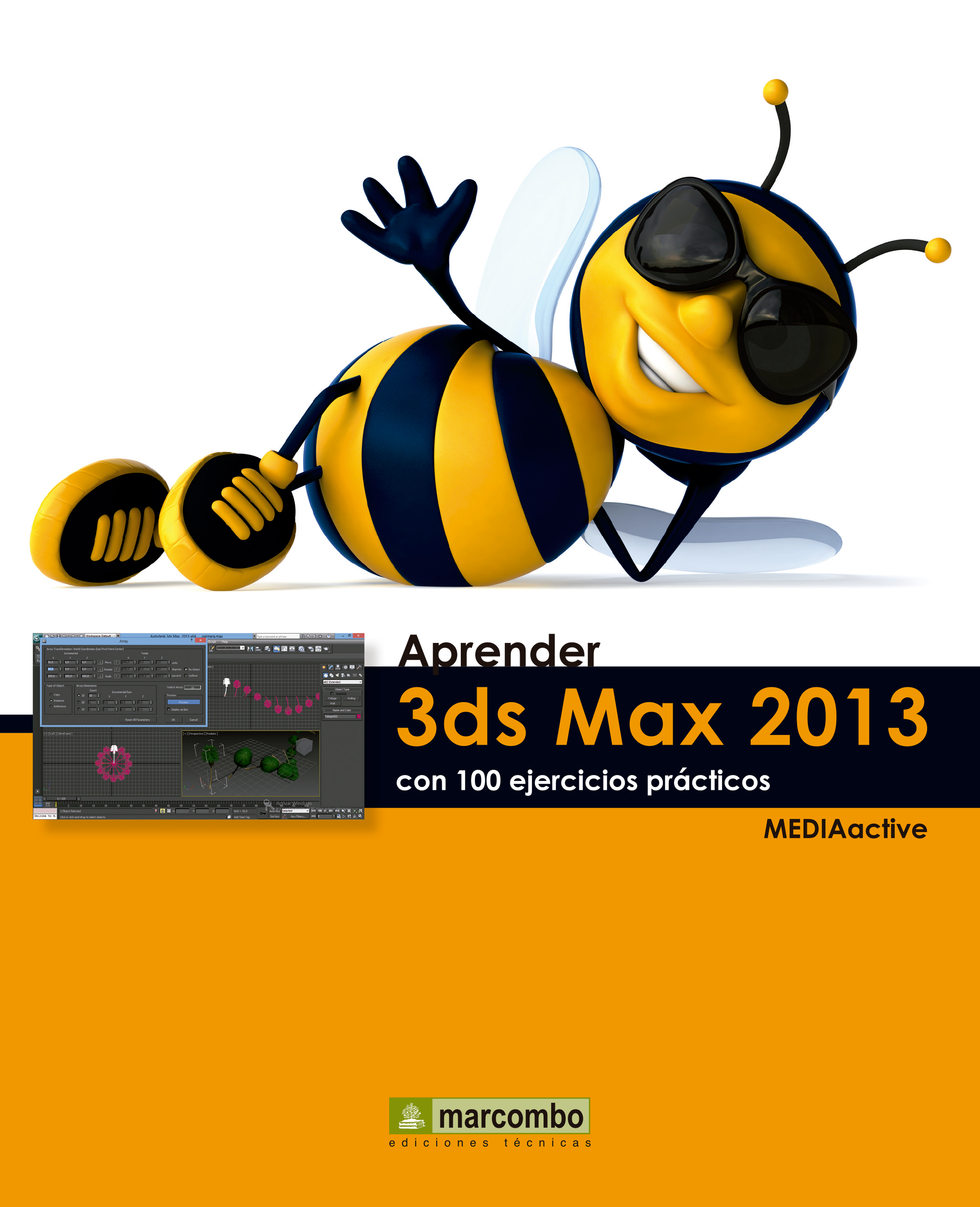 Обложка книги «Aprender 3DS Max 2013 con 100 ejercicios prácticos»