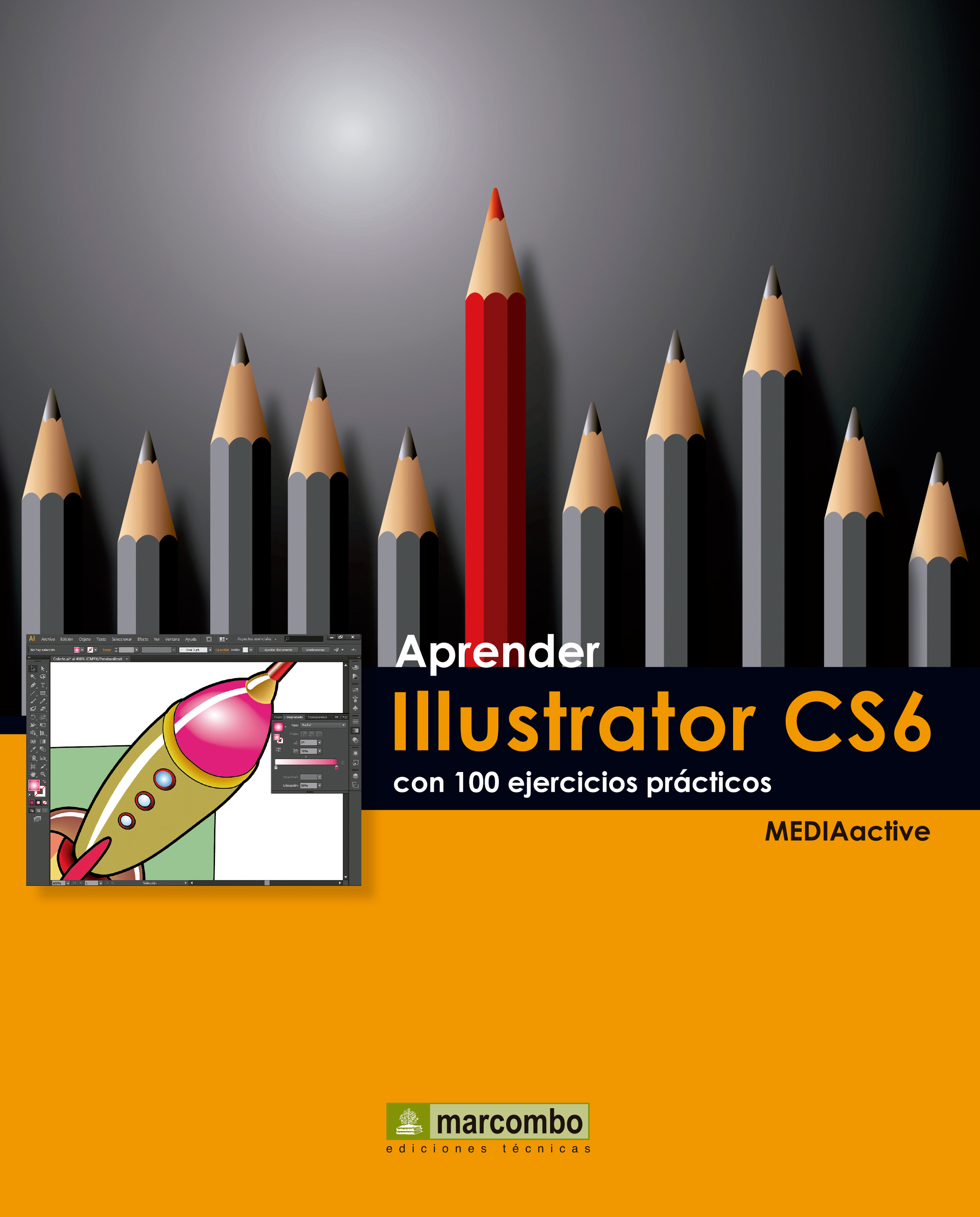 Обложка книги «Aprender Illustrator CS6 con 100 ejercicios prácticos»