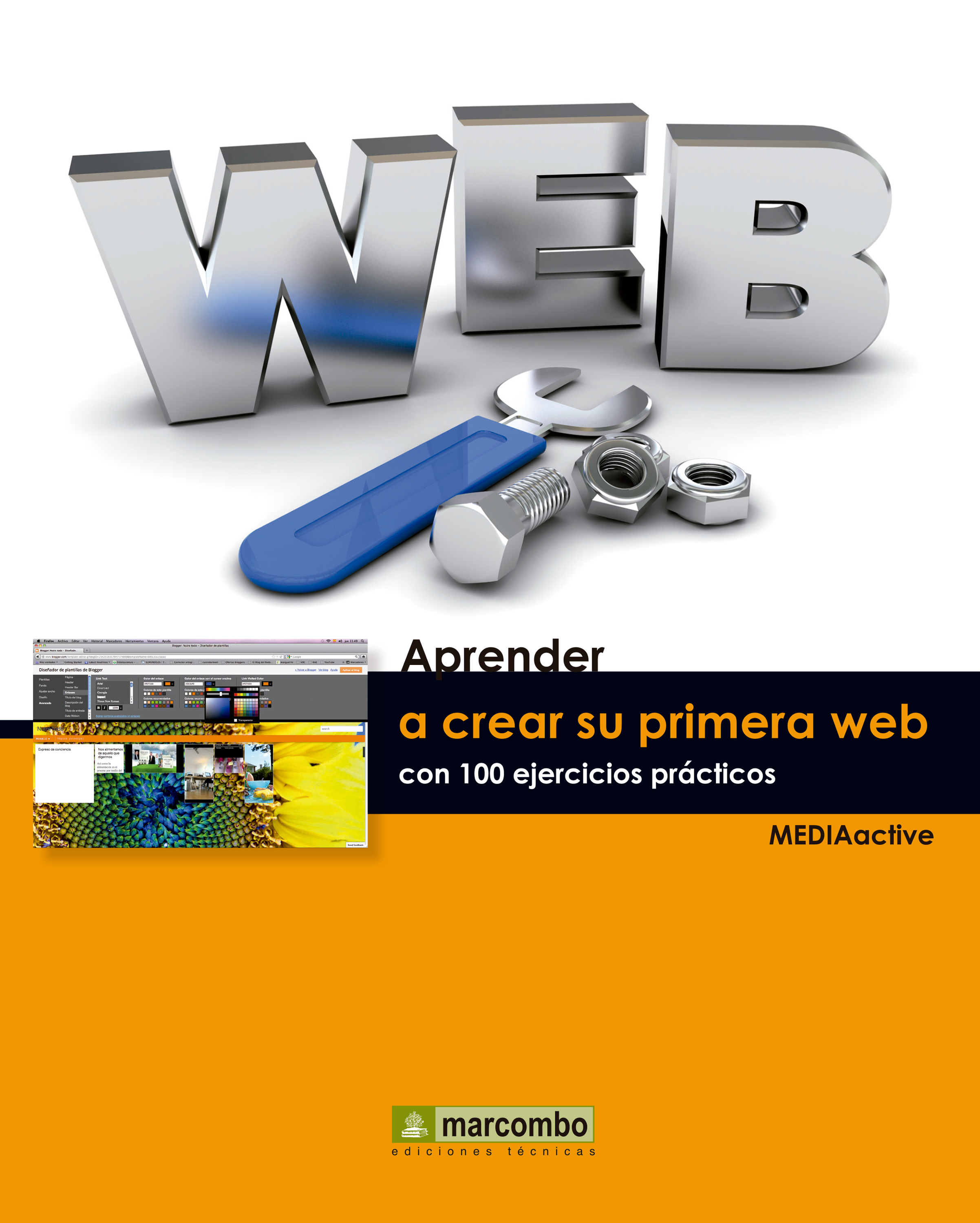 Обложка книги «Aprender a crear su primera página web con 100 ejercicios prácticos»