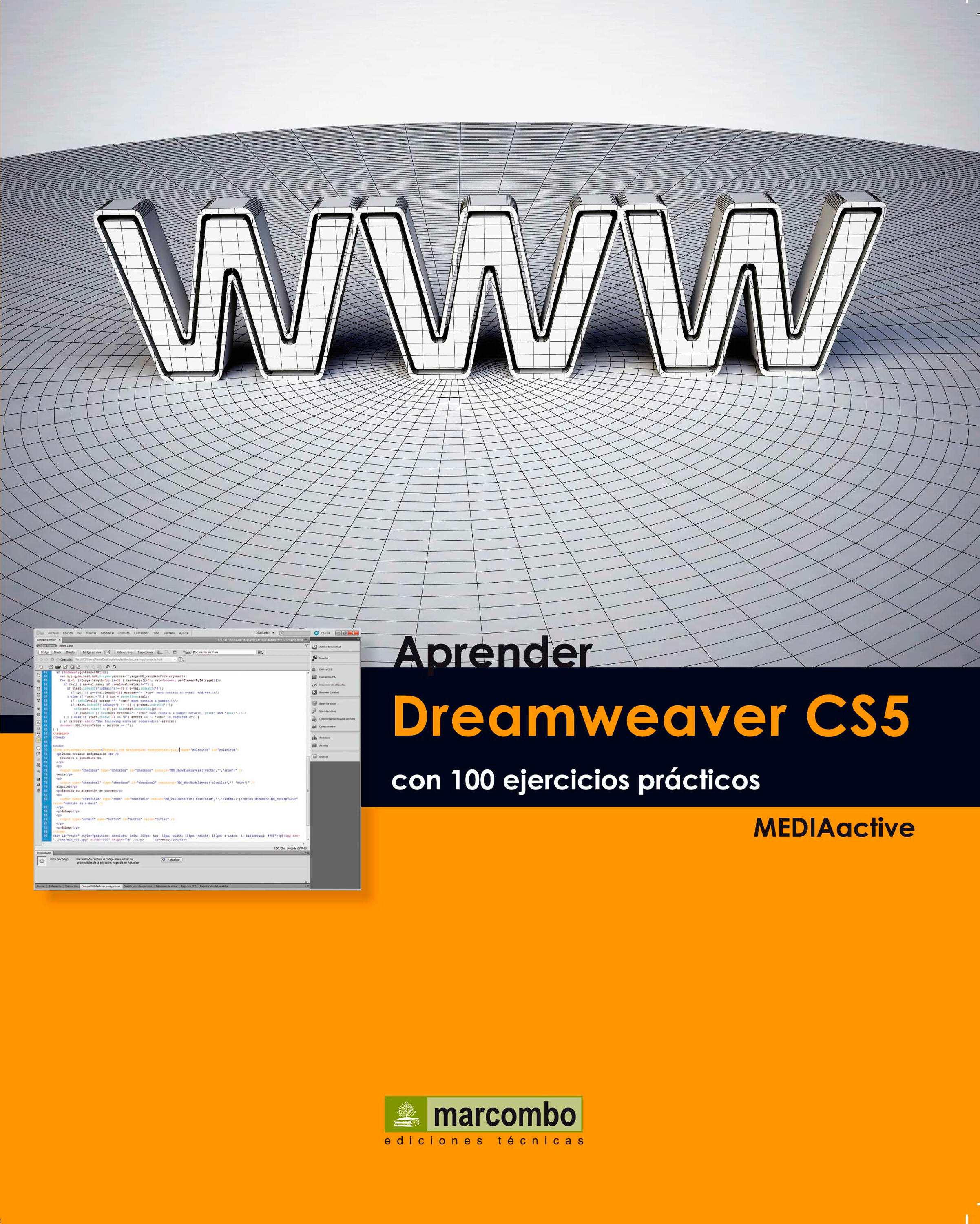 Обложка книги «Aprender Dreamweaver CS5 con 100 ejercicios prácticos»