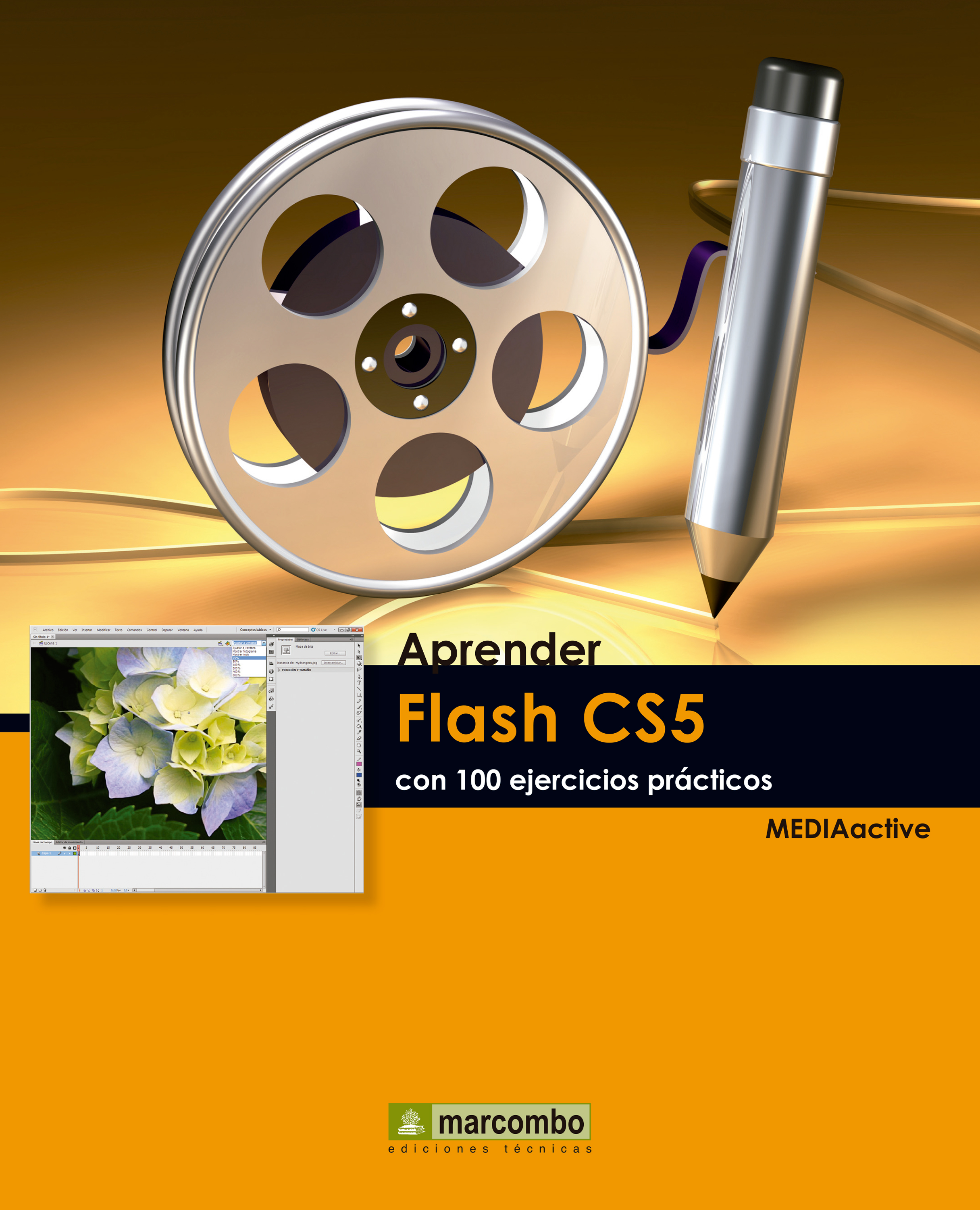 Обложка книги «Aprender Flash CS5 con 100 ejercicios prácticos»