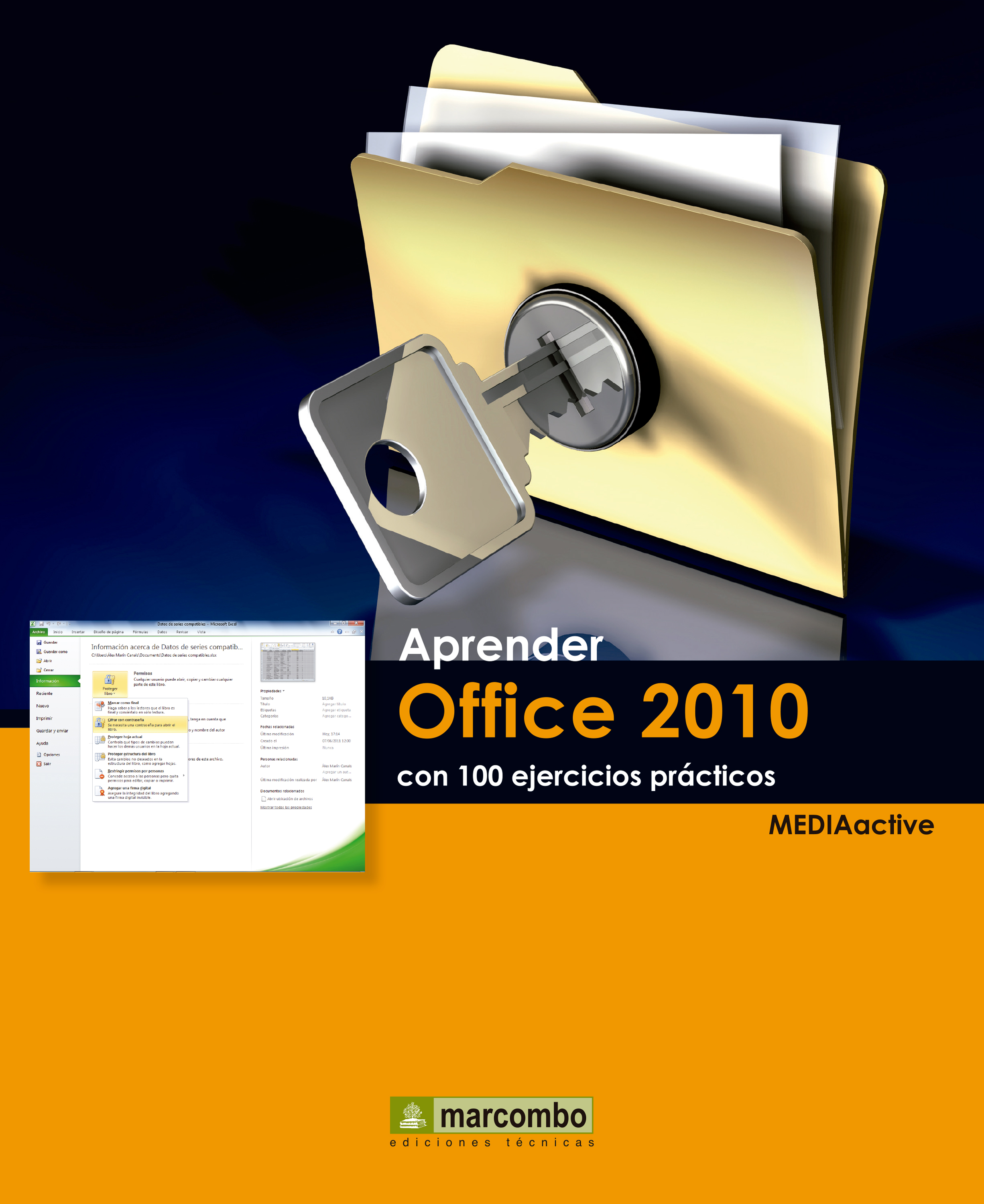 Обложка книги «Aprender Office 2010 con 100 ejercicios prácticos»