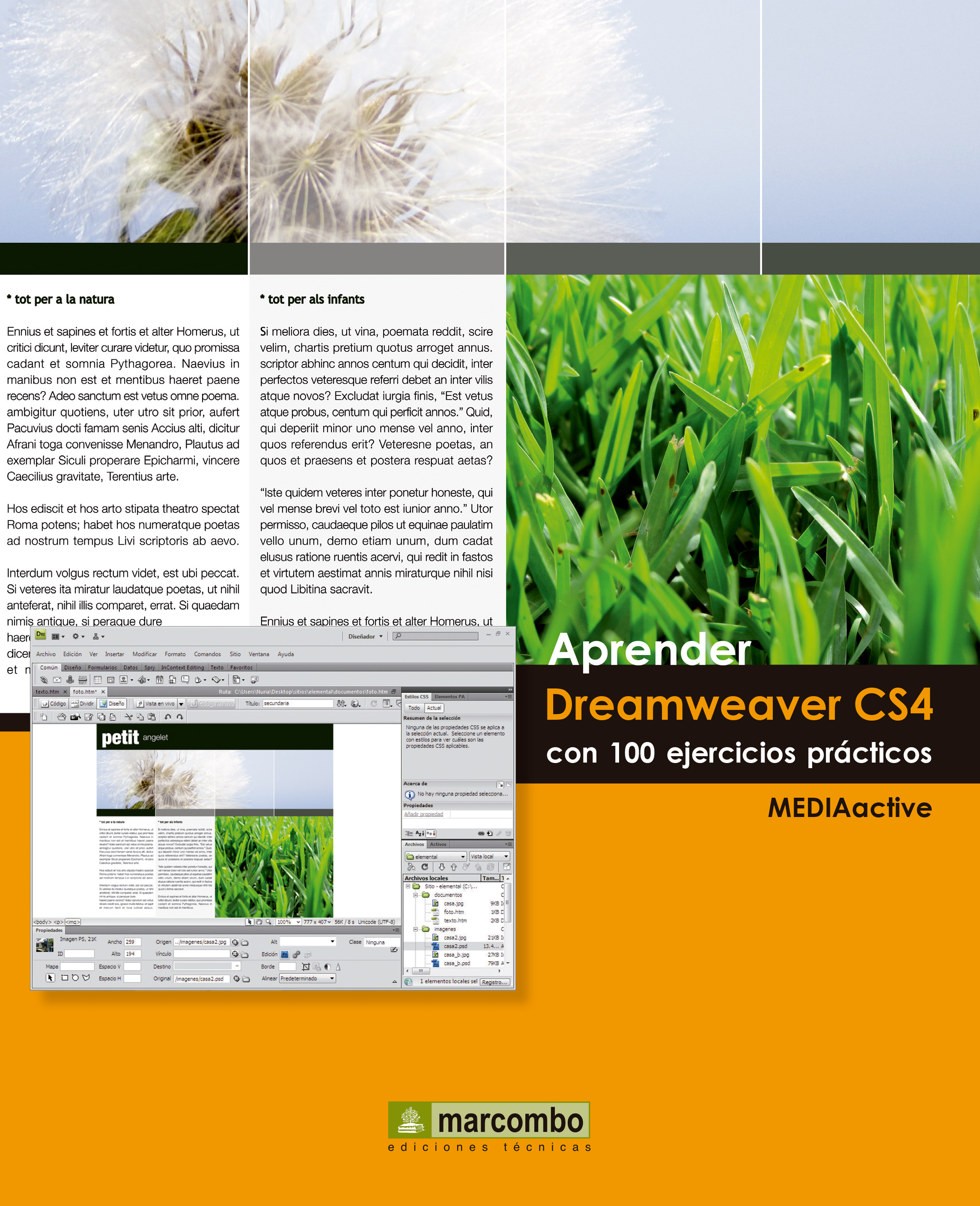 Обложка книги «Aprender Dreamweaver CS4 con 100 ejercicios prácticos»