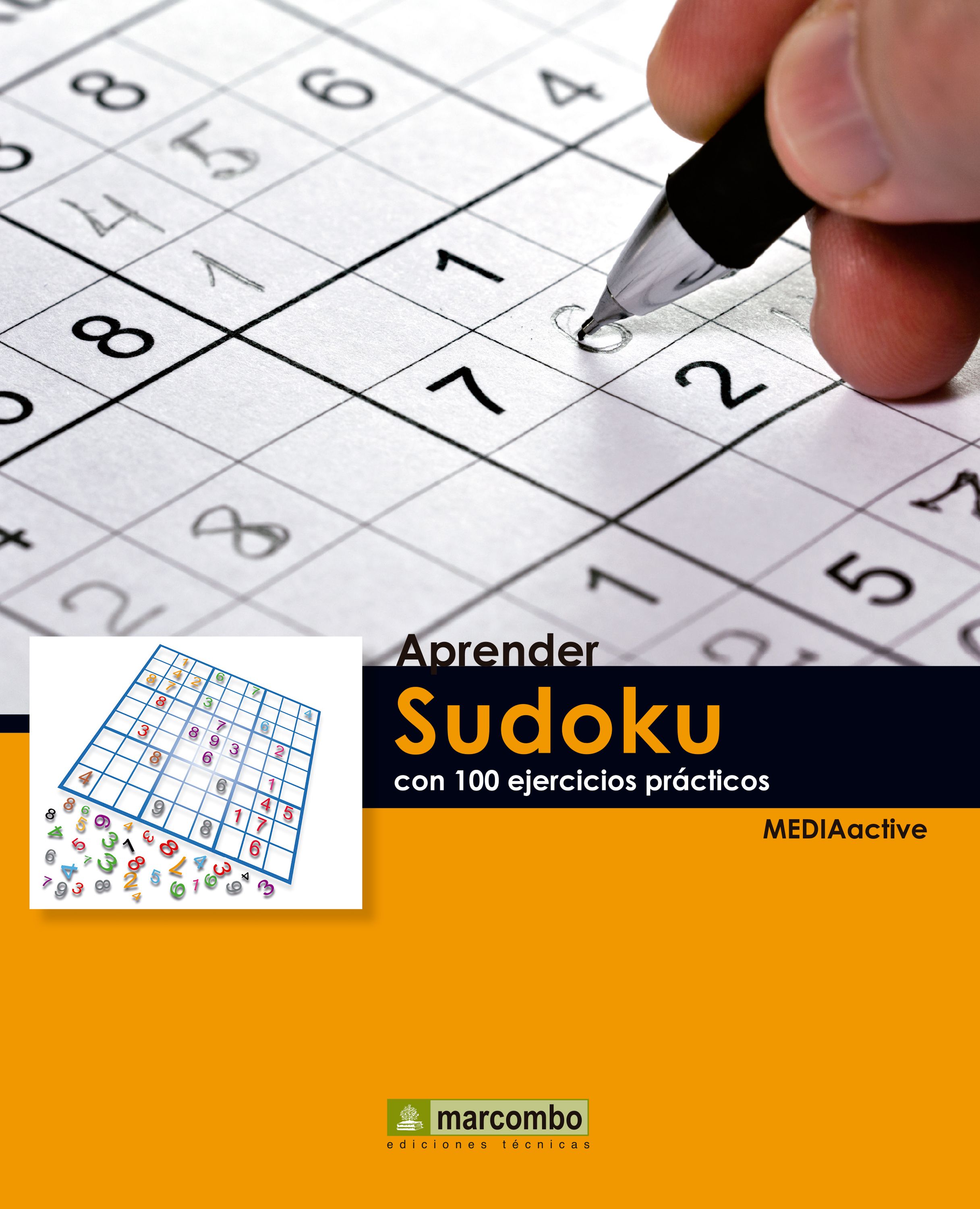 Обложка книги «Aprender Sudoku con 100 ejercicios prácticos»
