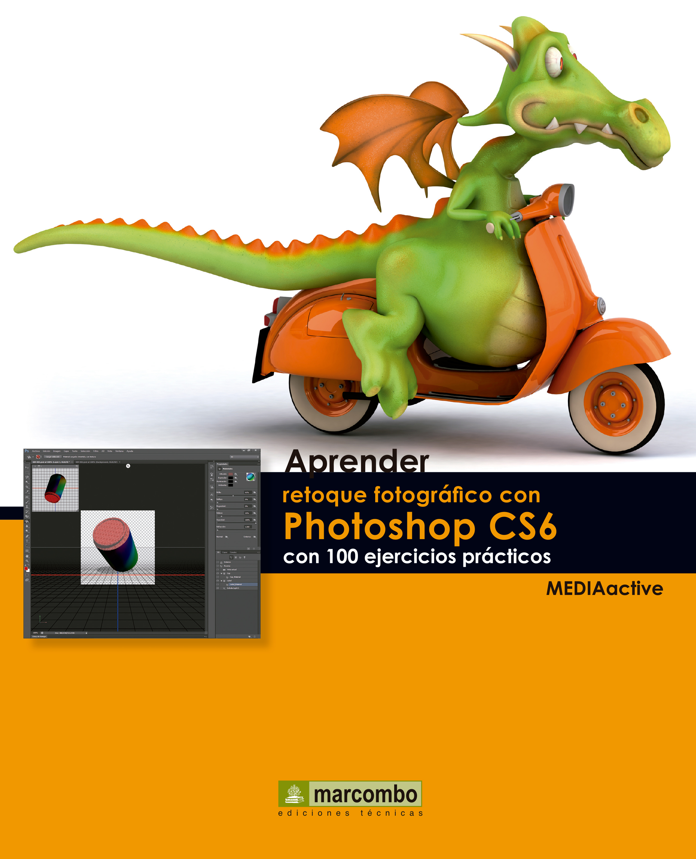 Обложка книги «Aprender retoque fotográfico con Photoshop CS6 con 100 ejercicios prácticos»