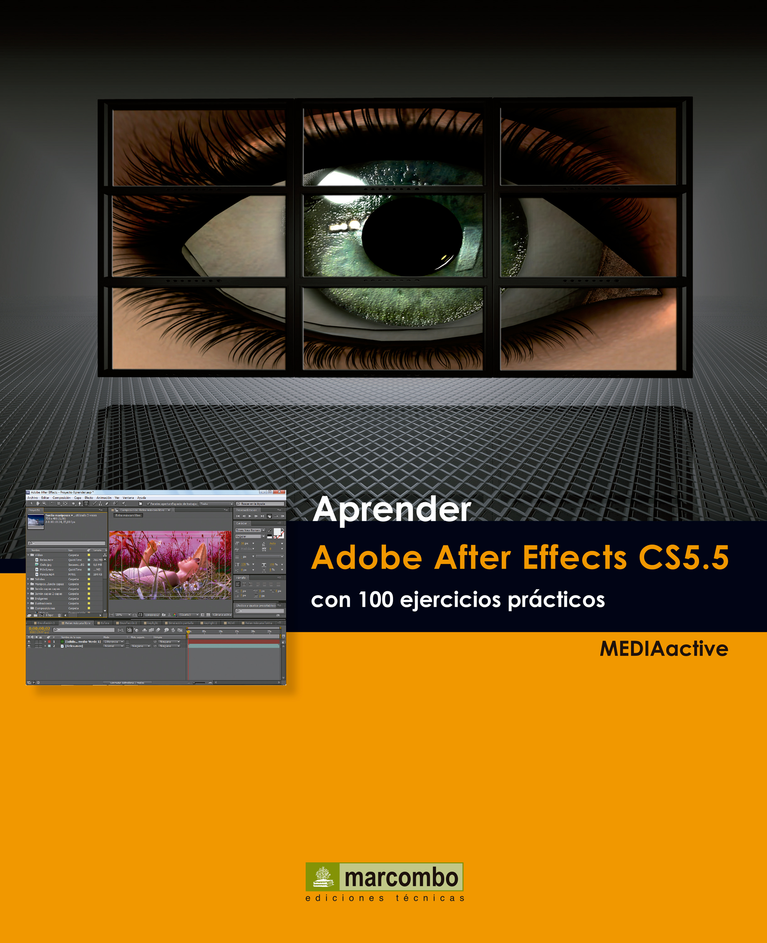 Обложка книги «Aprender Adobe After Effects CS5.5 con 100 ejercicios prácticos»