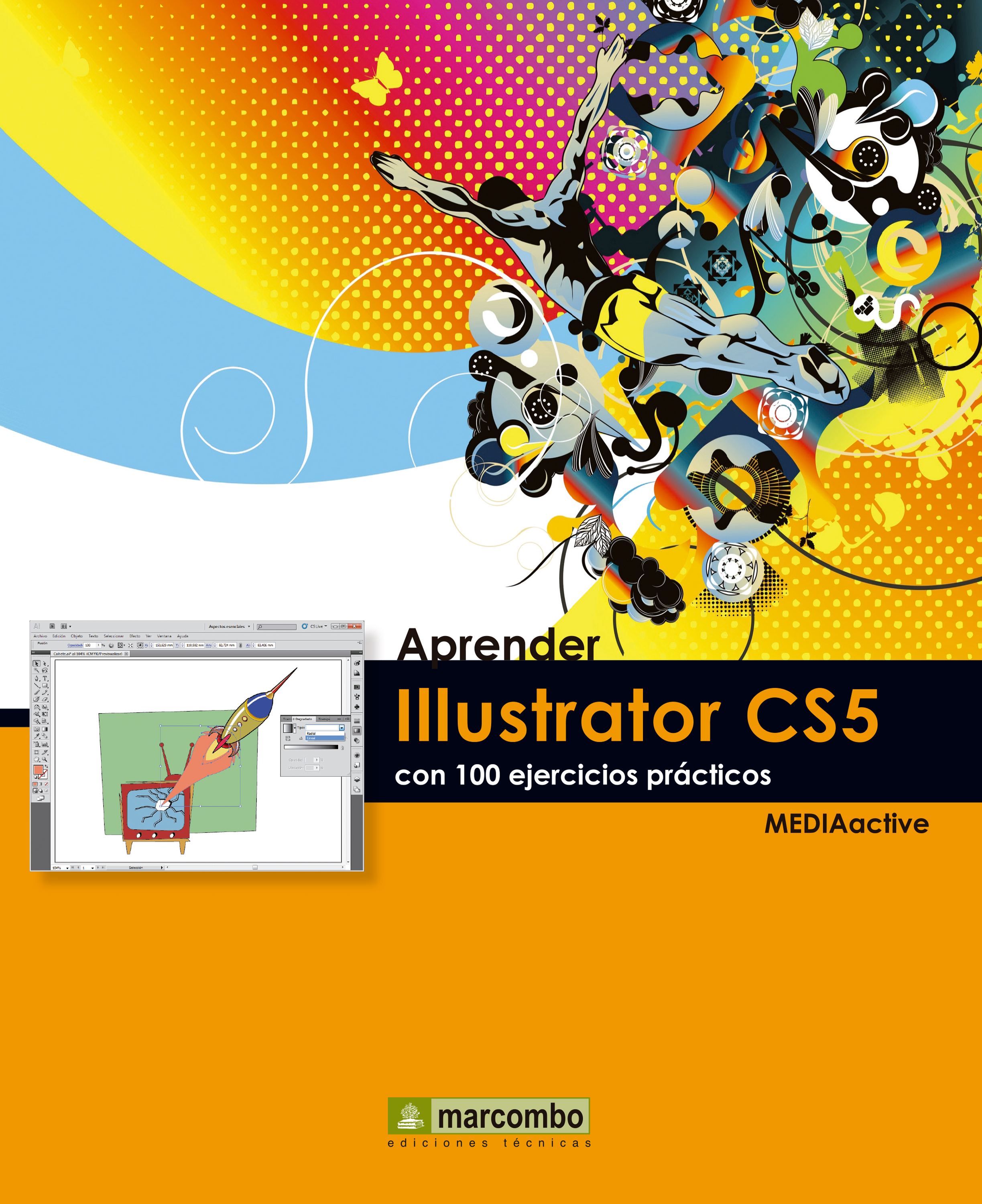 Обложка книги «Aprender Illustrator CS5 con 100 ejercicios prácticos»