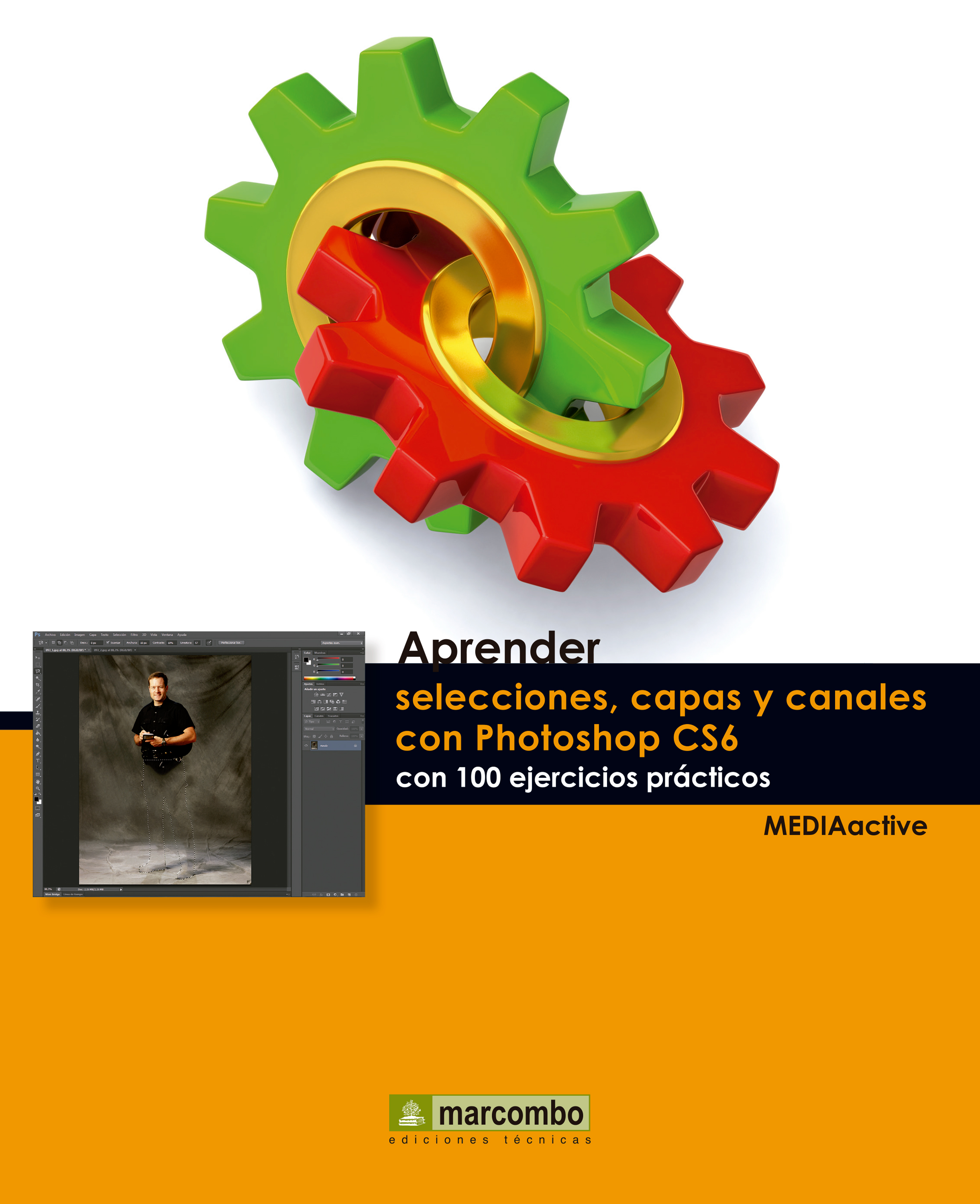 Обложка книги «Aprender selecciones, capas y canales con Photoshop CS6»