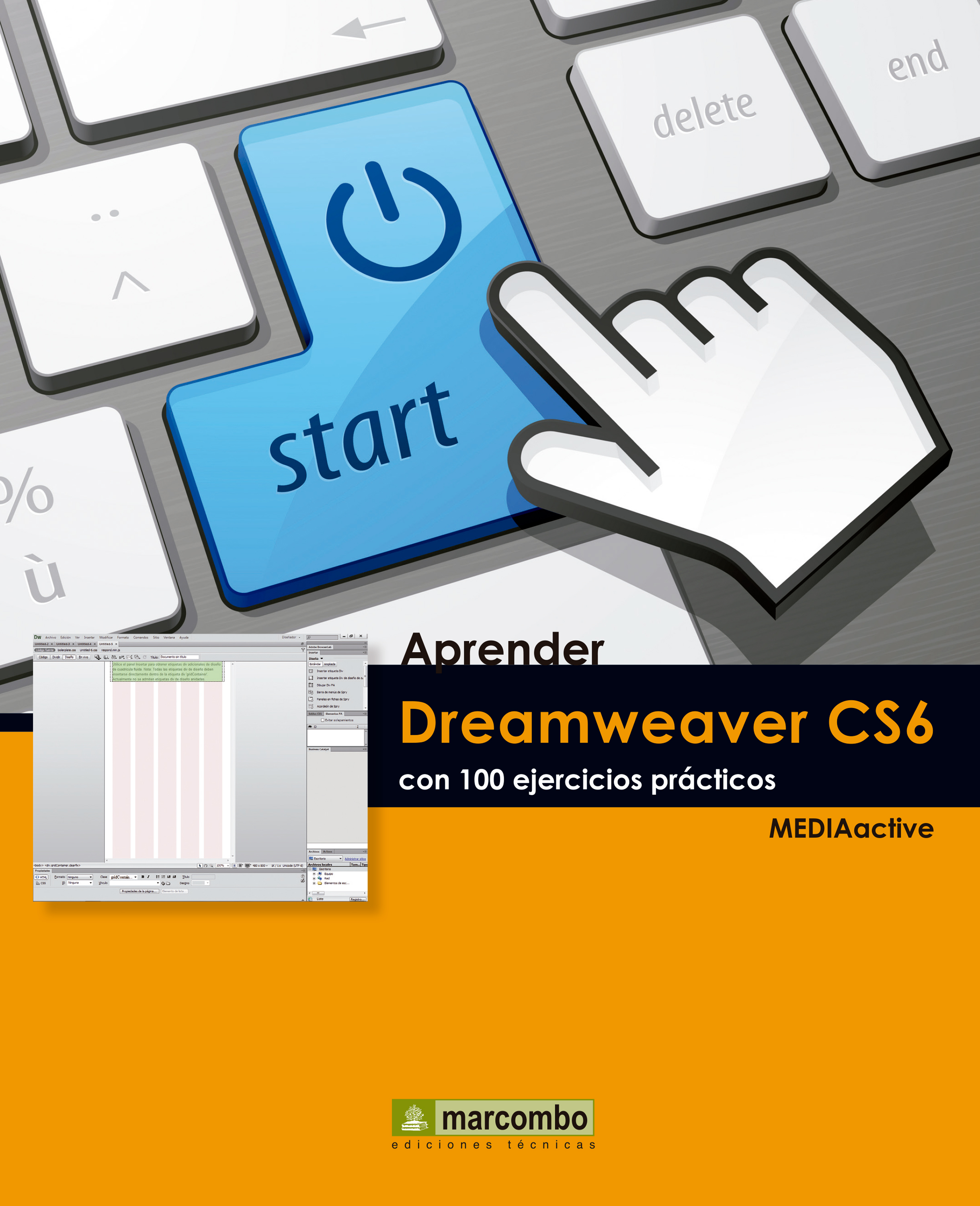 Обложка книги «Aprender Dreamweaver CS6 con 100 ejercicios prácticos»