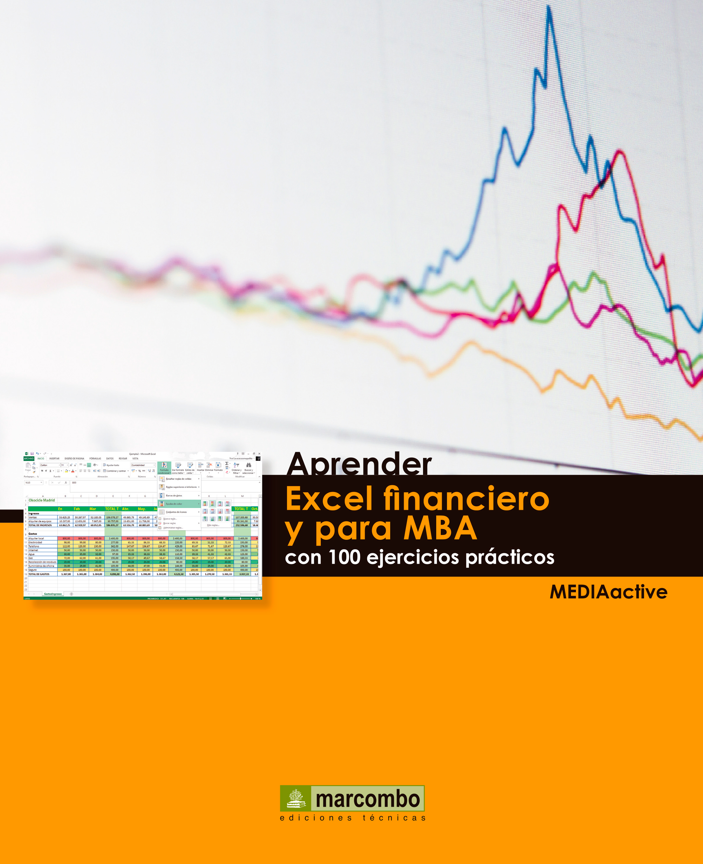 Обложка книги «Aprender Excel financiero y para MBA»