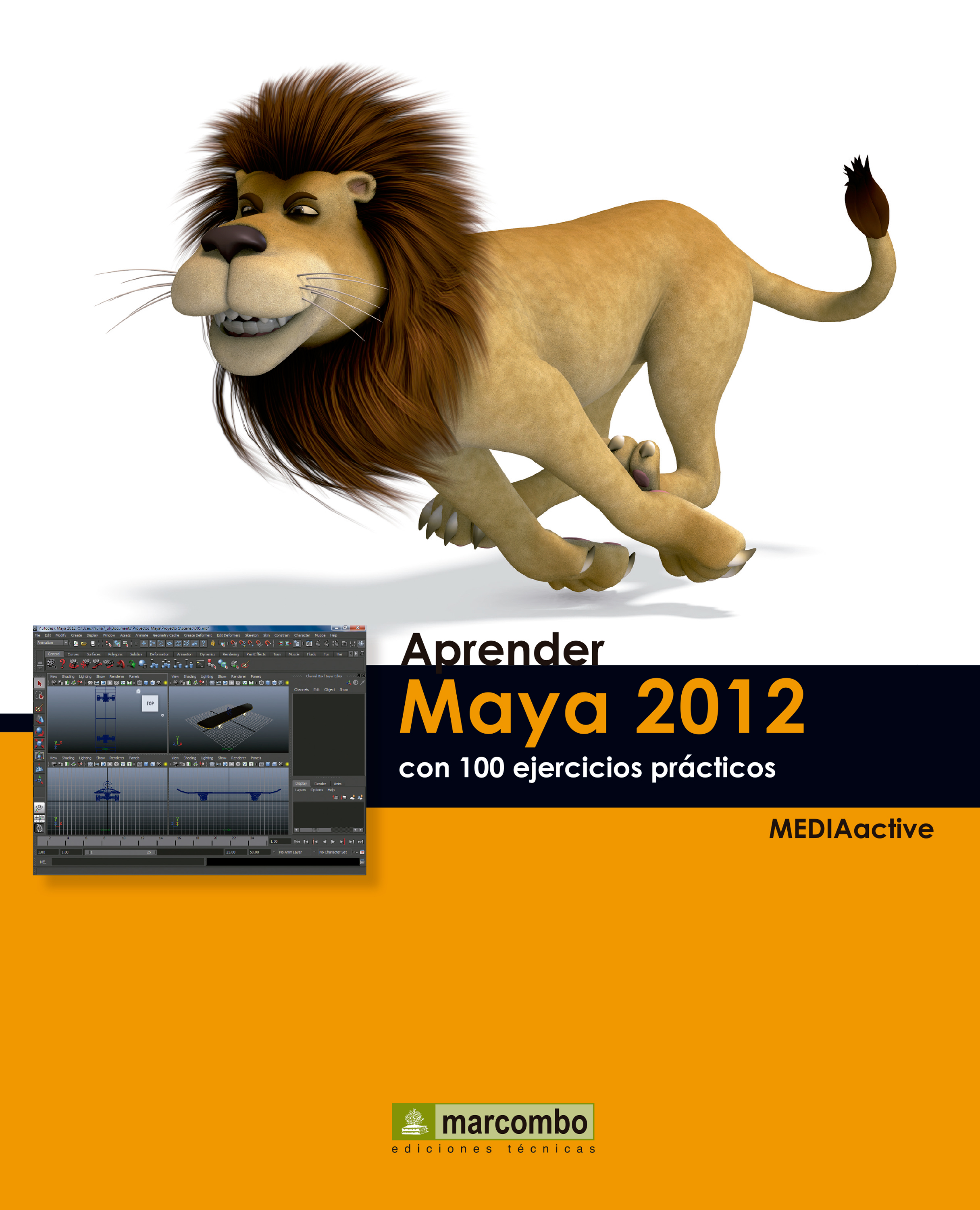 Обложка книги «Aprender Maya 2012 con 100 ejercicios prácticos»