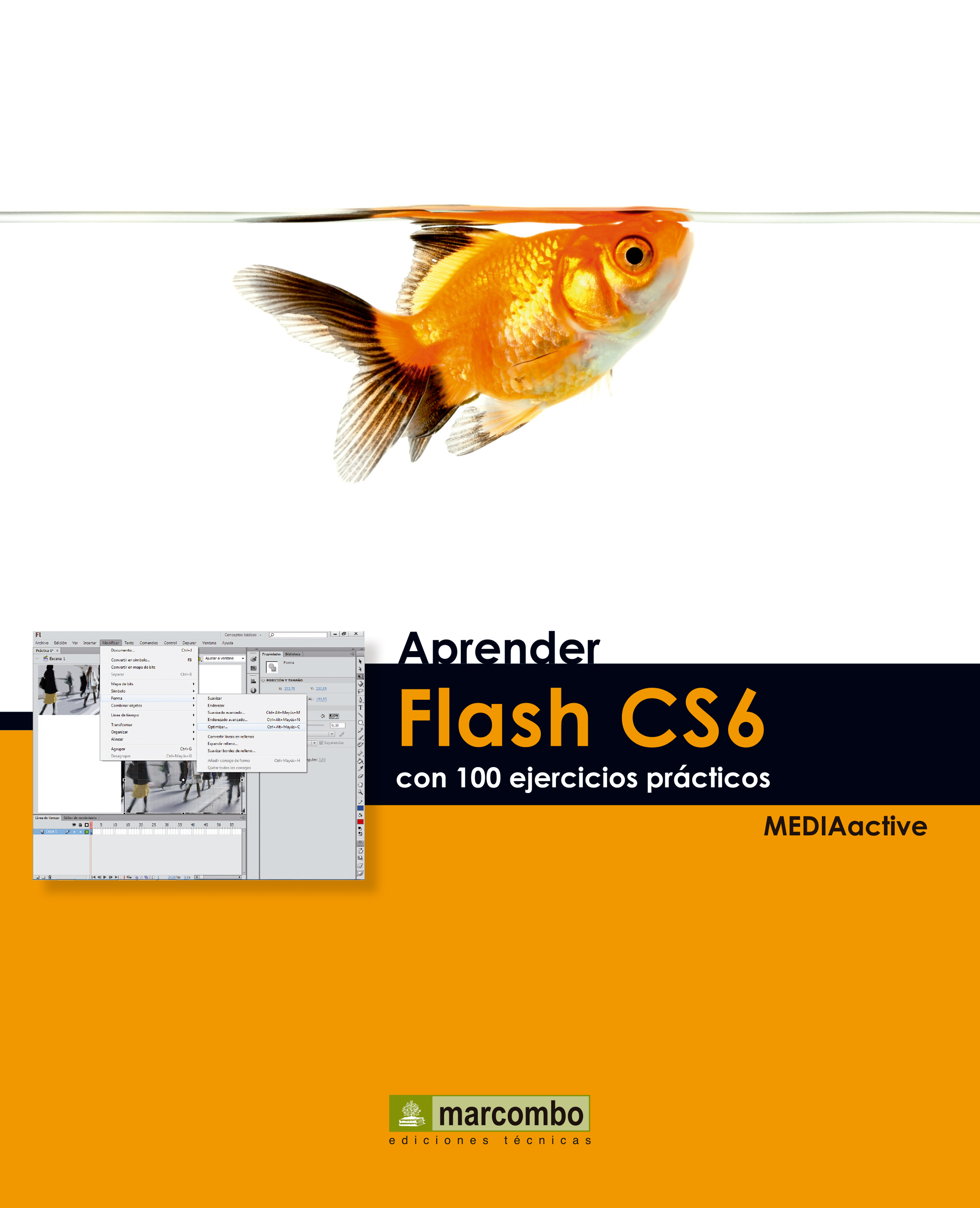 Обложка книги «Aprender Flash CS6 con 100 ejercicios prácticos»