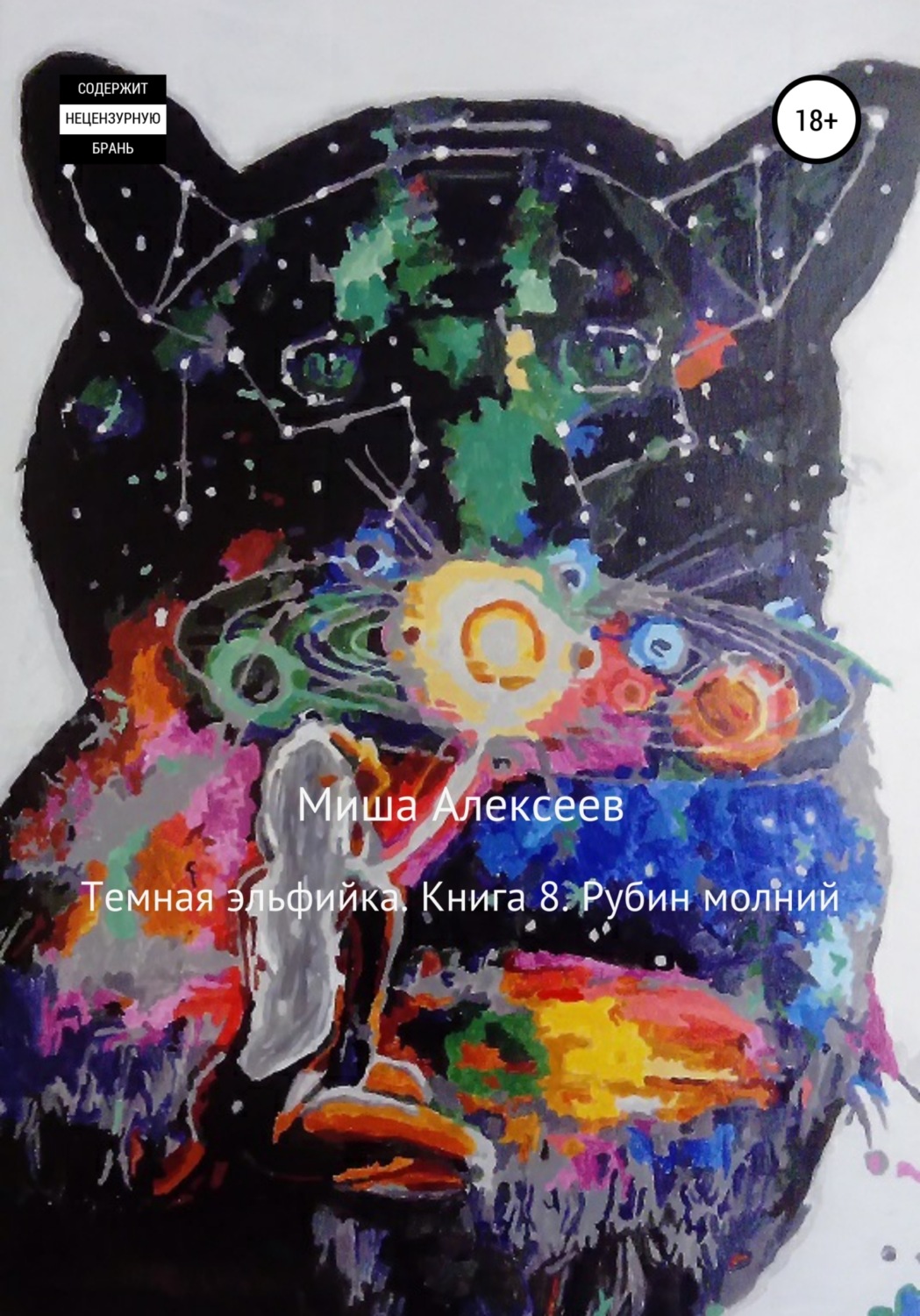 Обложка книги «Темная эльфийка. Книга 8. Рубин молний»