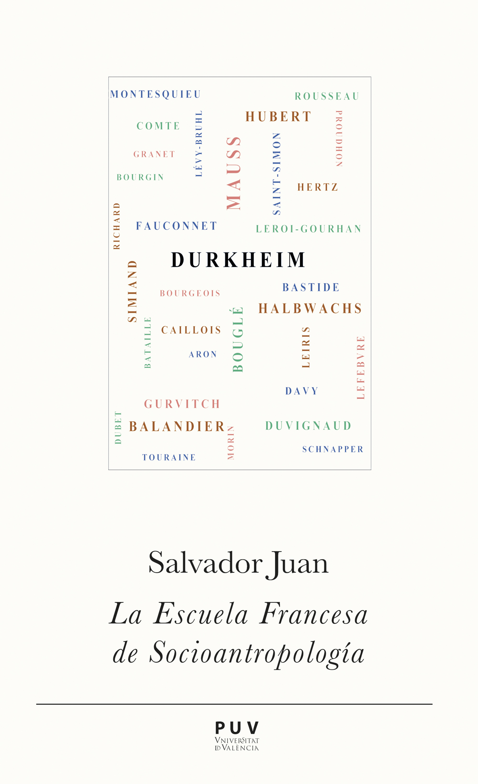 Обложка книги «La Escuela Francesa de Socioantropología»
