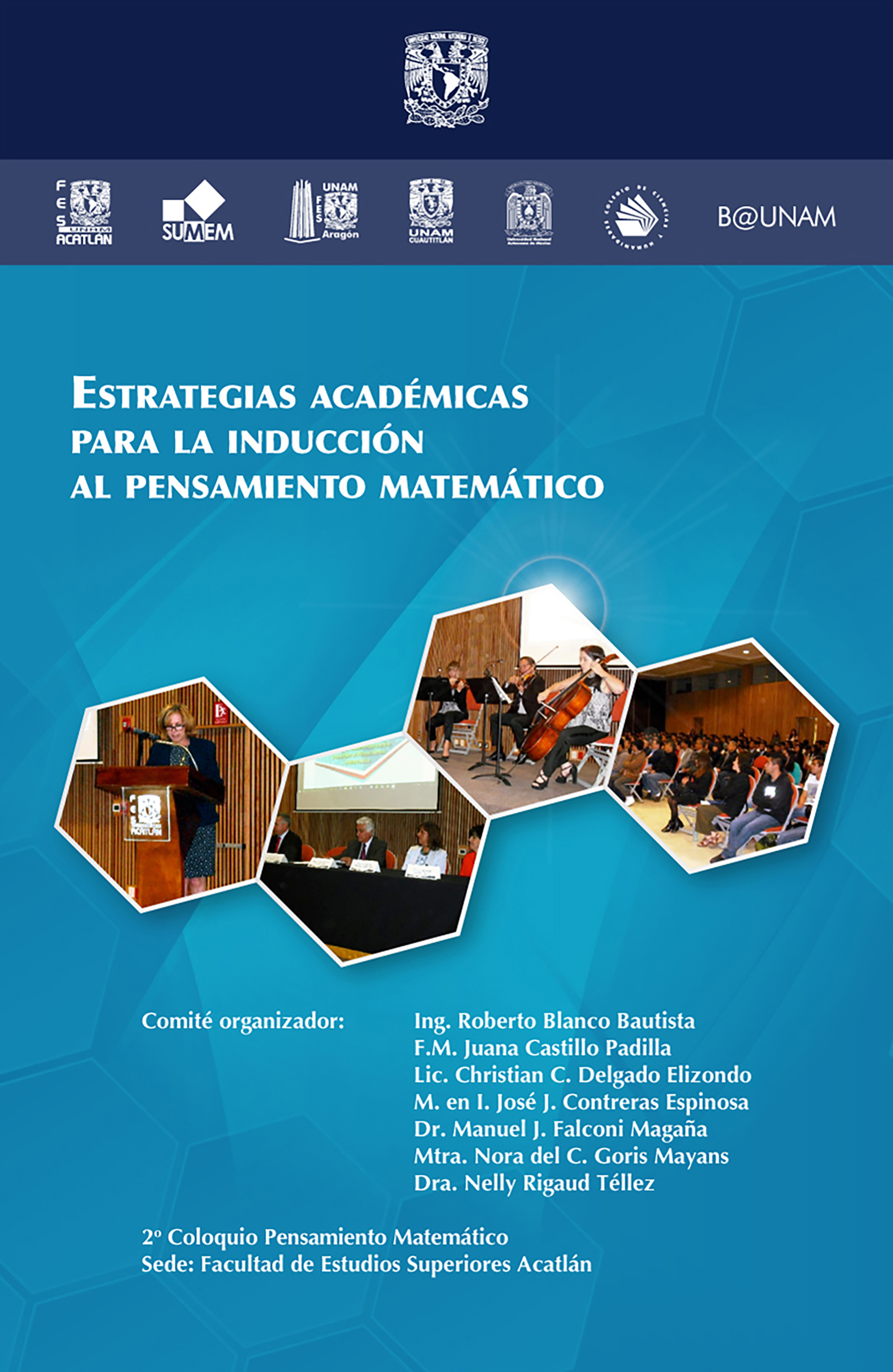Обложка книги «Estrategias académicas para la inducción al pensamiento matemático»