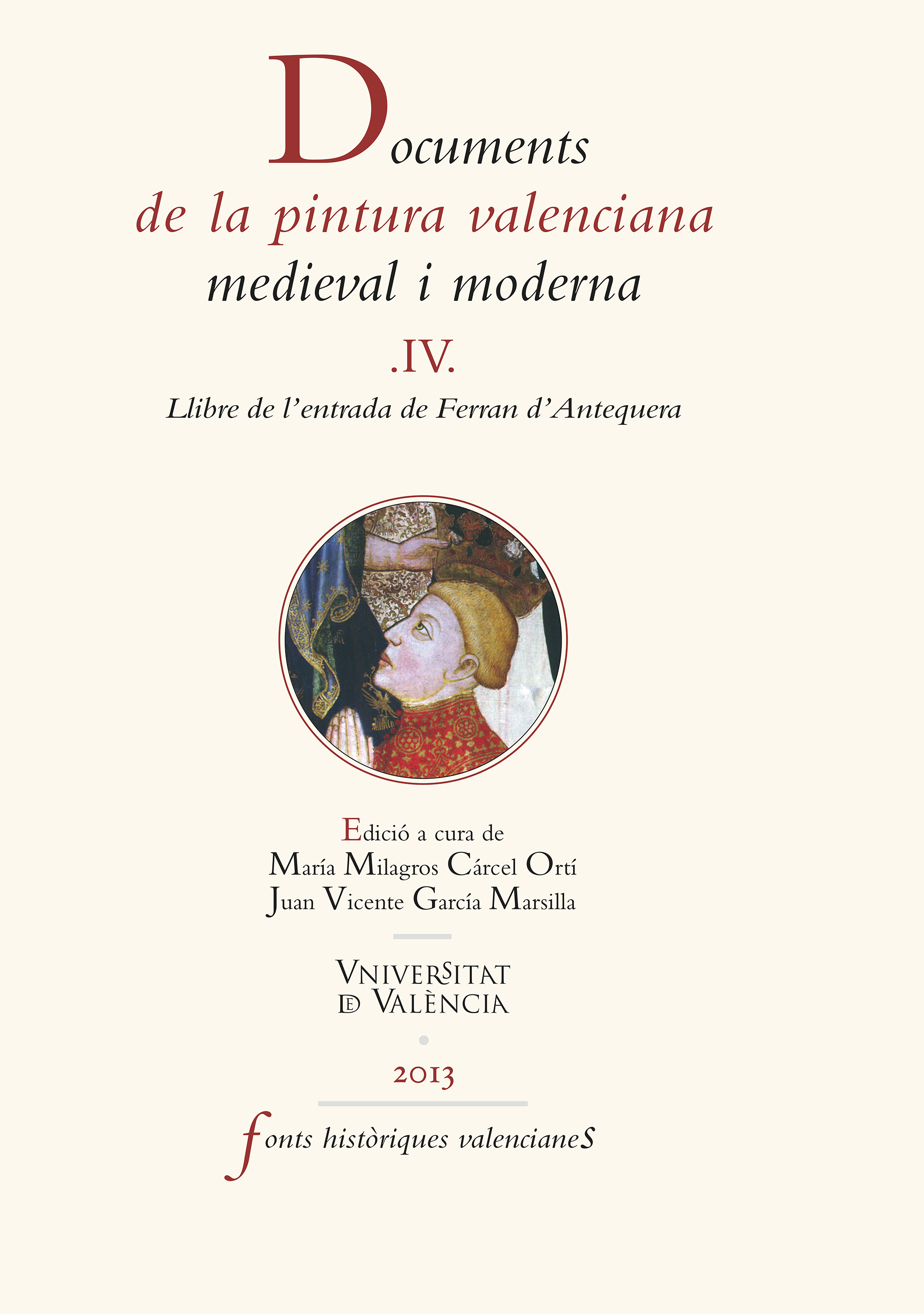 Обложка книги «Documents de la pintura valenciana medieval i moderna IV»