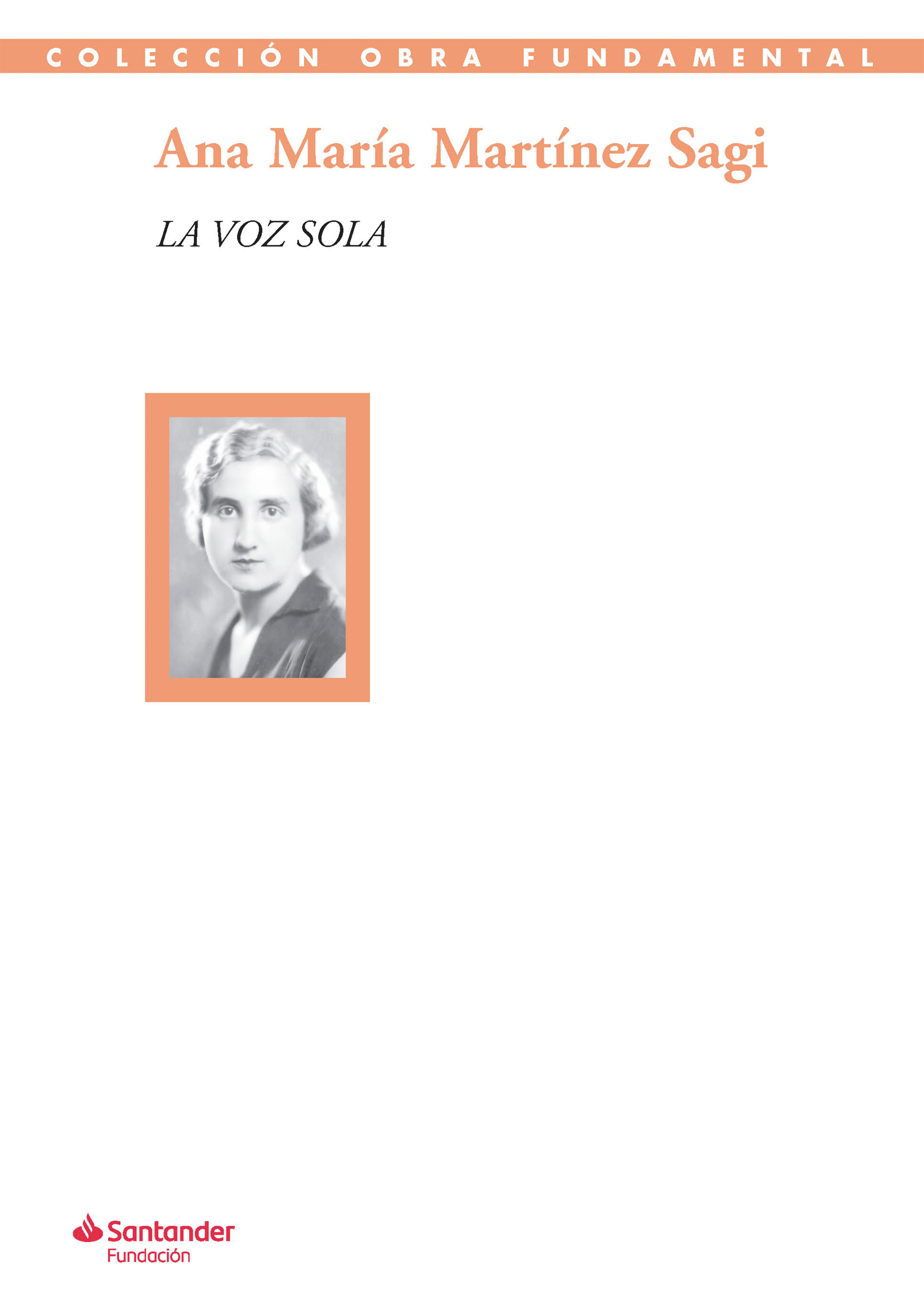 Обложка книги «La voz sola»