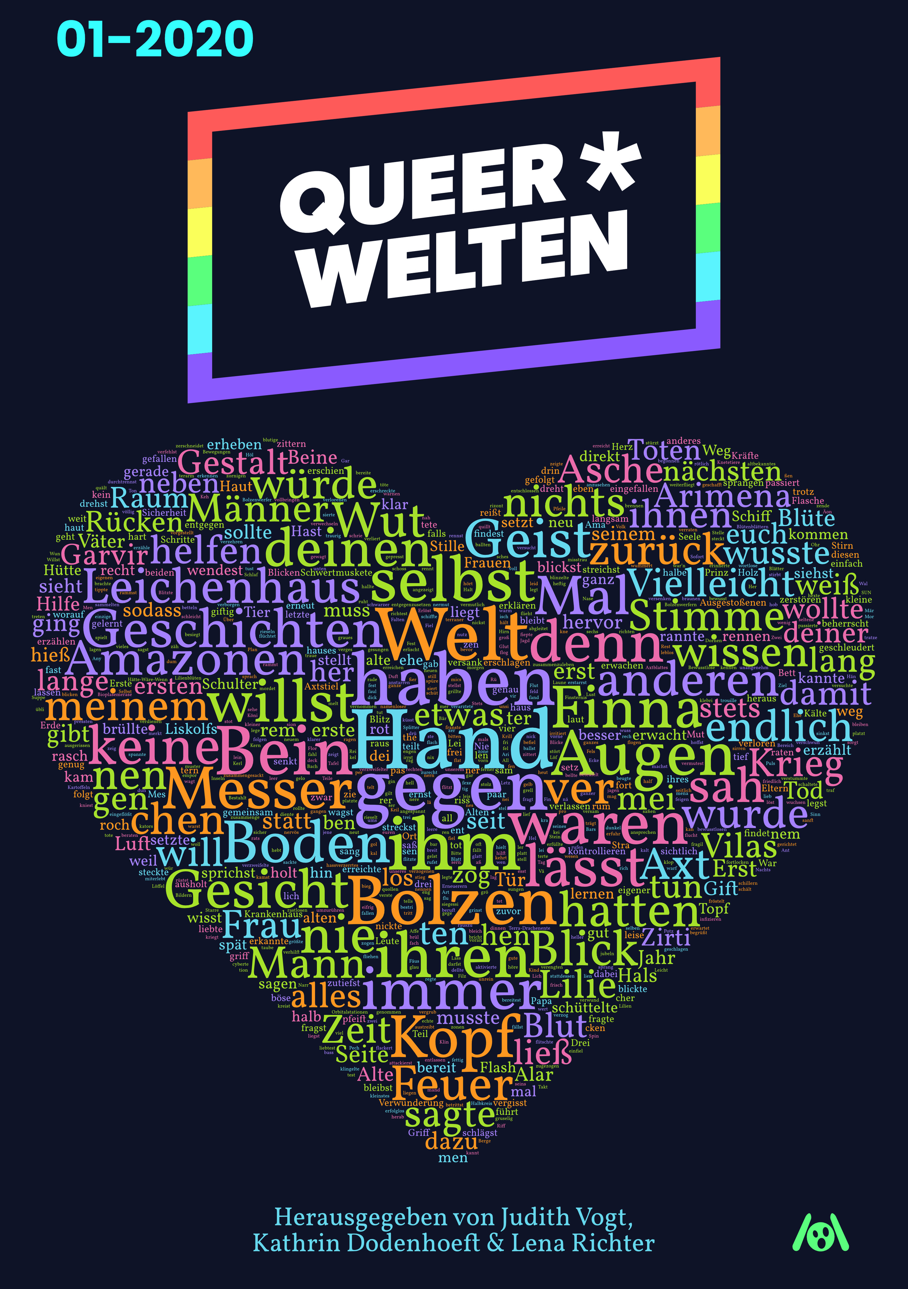 Обложка книги «Queer*Welten 01-2020»
