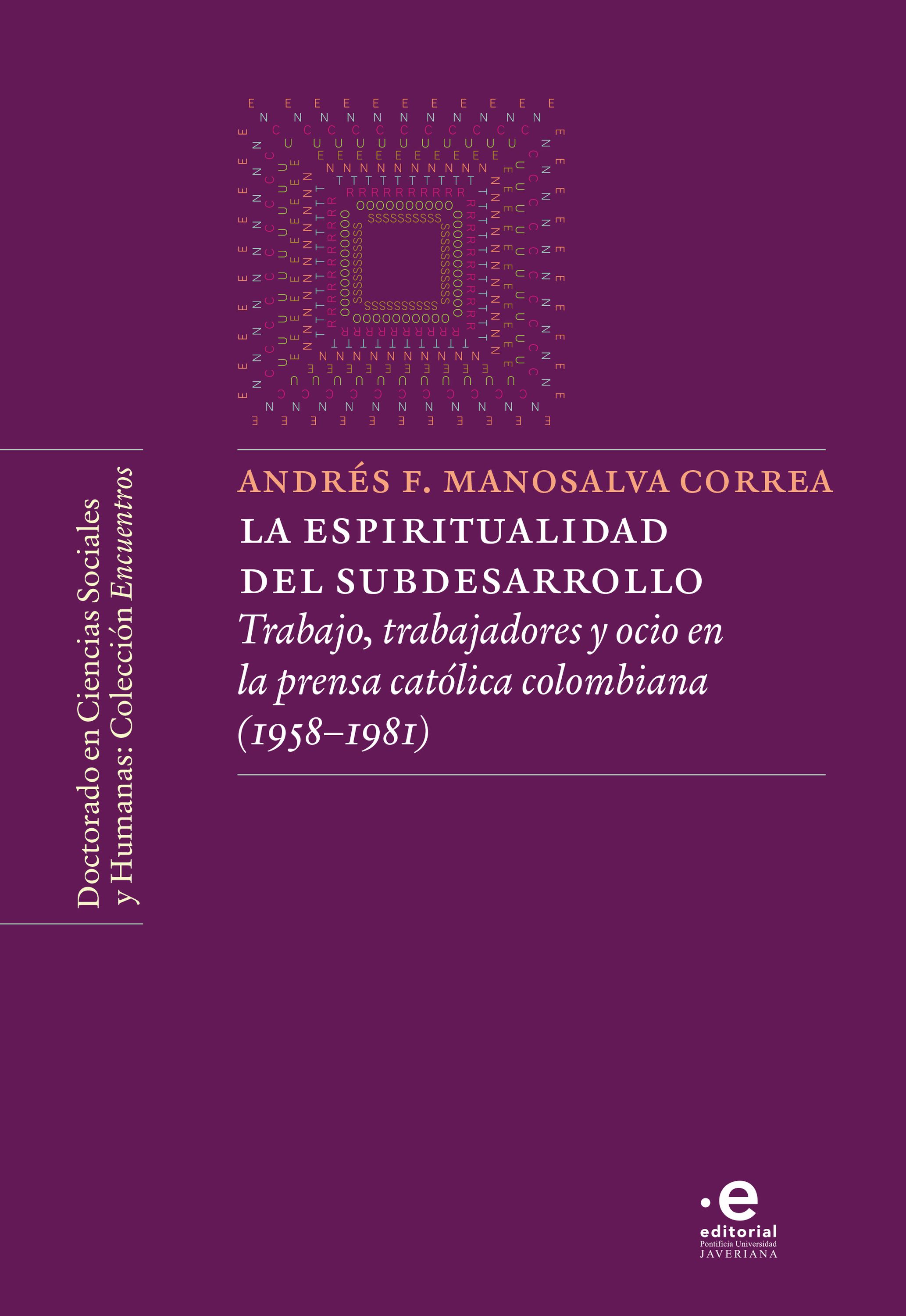 Обложка книги «La espiritualidad del subdesarrollo»