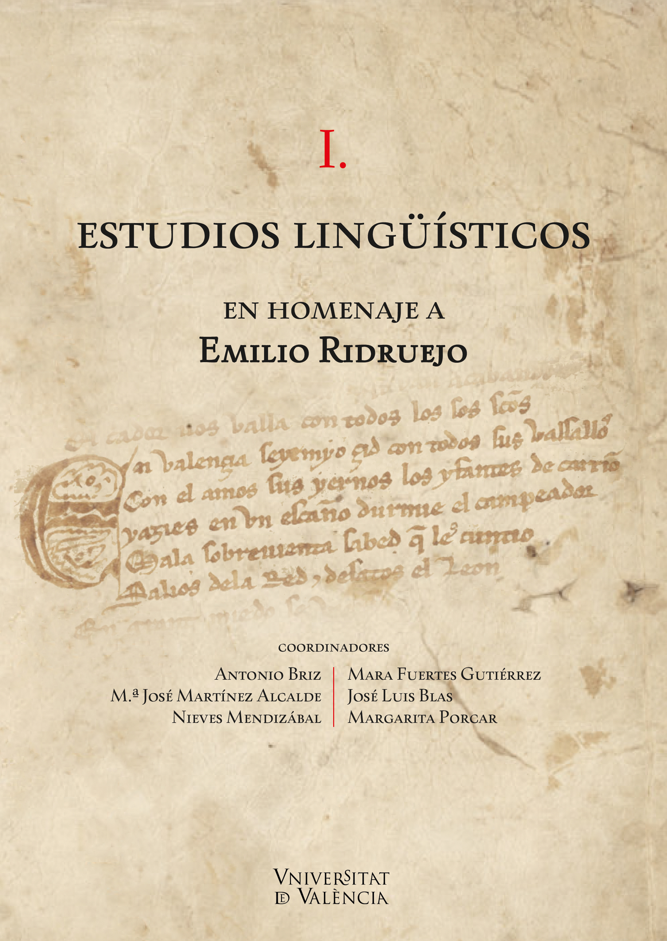 Обложка книги «Estudios lingüísticos en homenaje a Emilio Ridruejo»