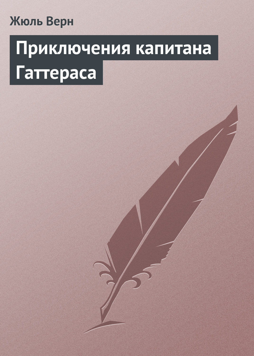 Обложка книги «Приключения капитана Гаттераса»