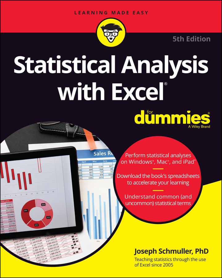 Обложка книги «Statistical Analysis with Excel For Dummies»