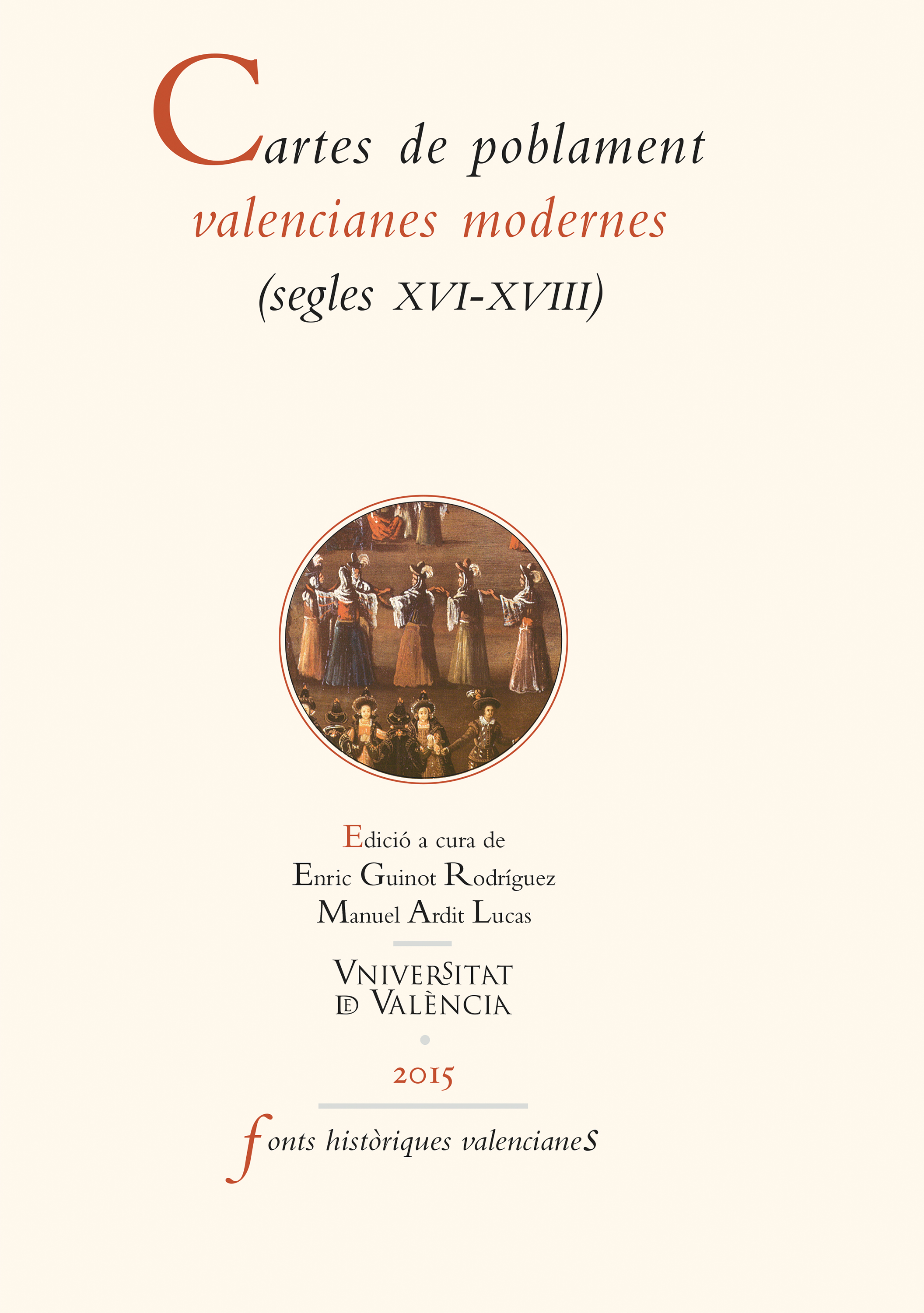 Обложка книги «Cartes de poblament valencianes modernes»