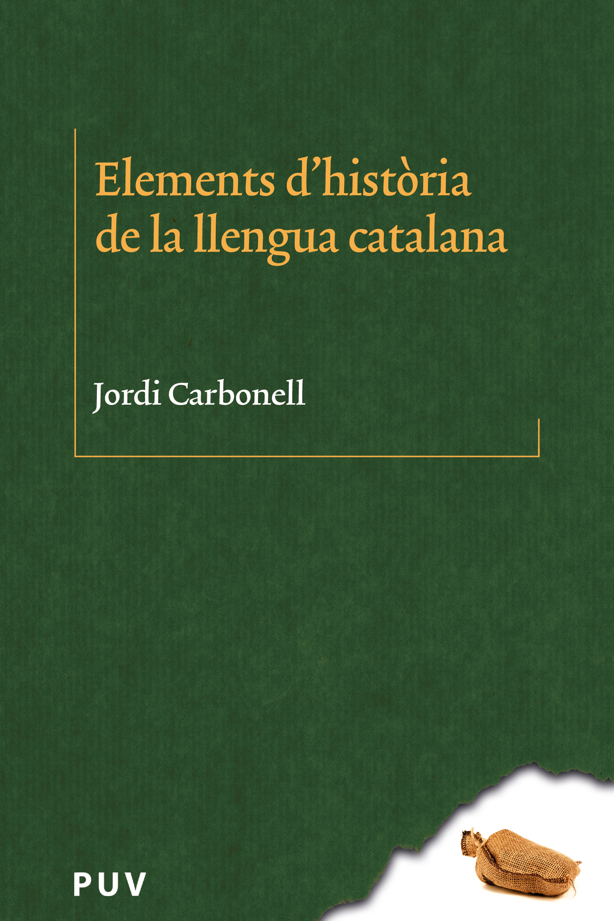 Обложка книги «Elements d'història de la llengua catalana»