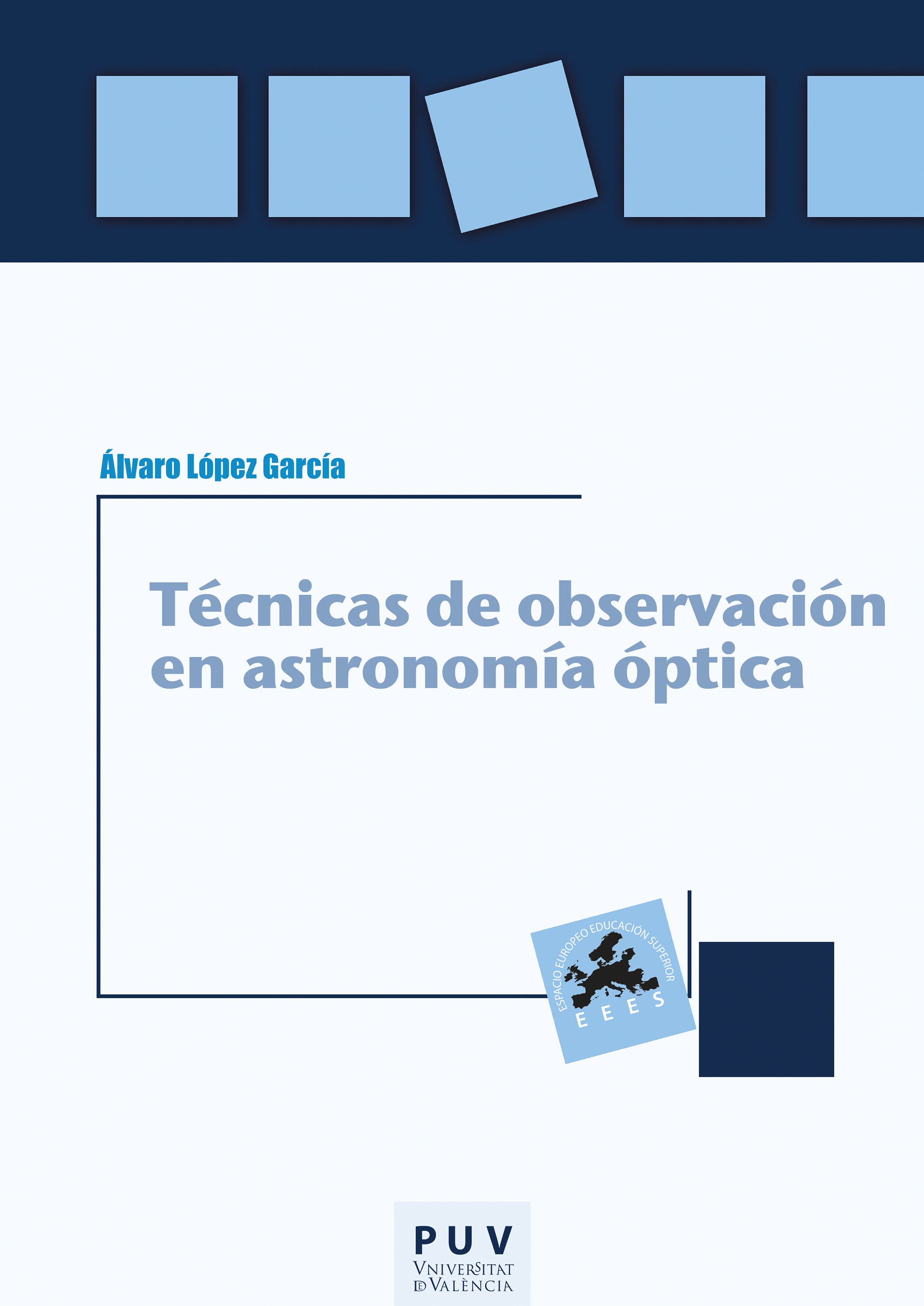 Обложка книги «Técnicas de observación en astronomía óptica»