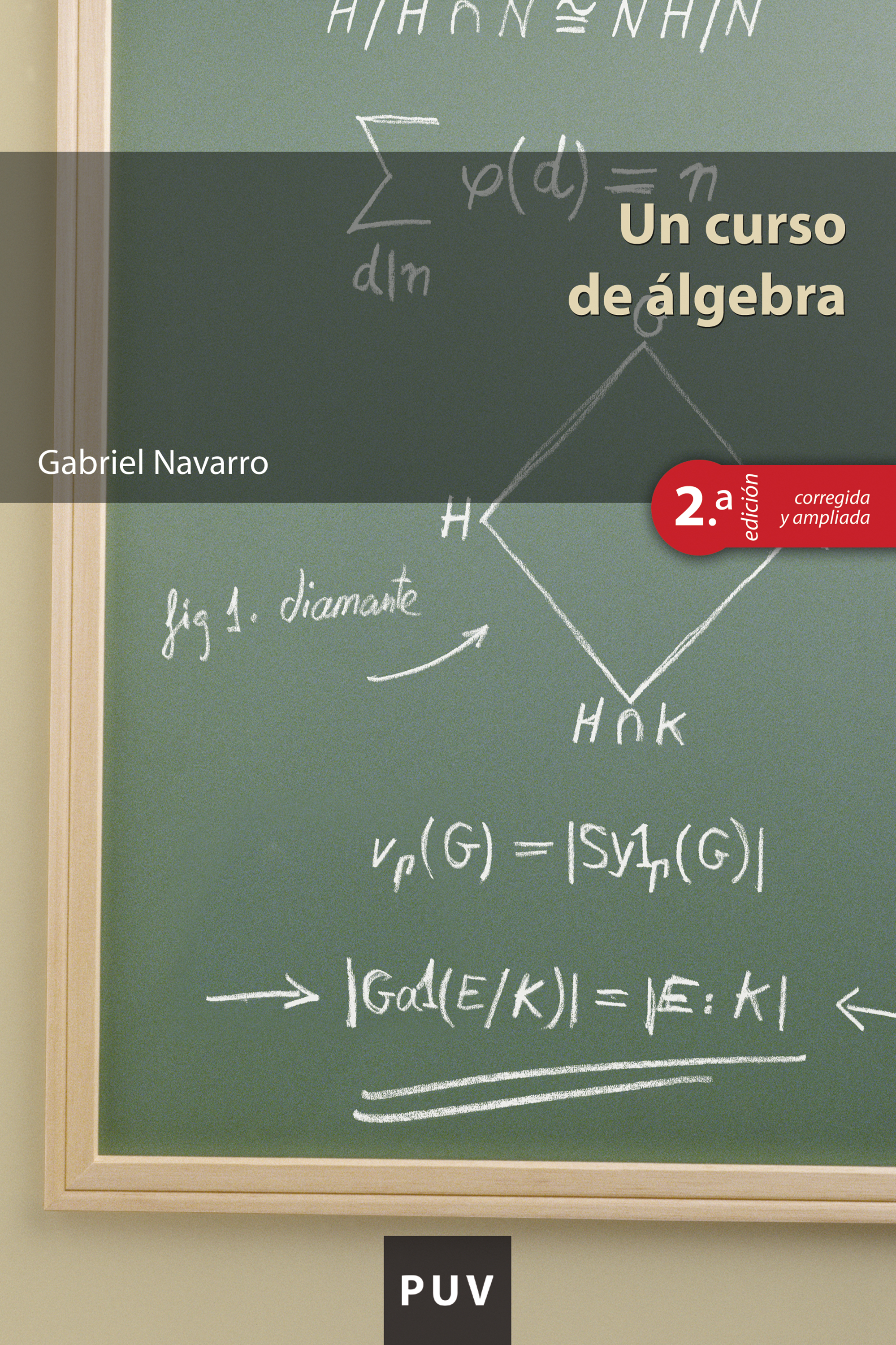 Обложка книги «Un curso de álgebra»
