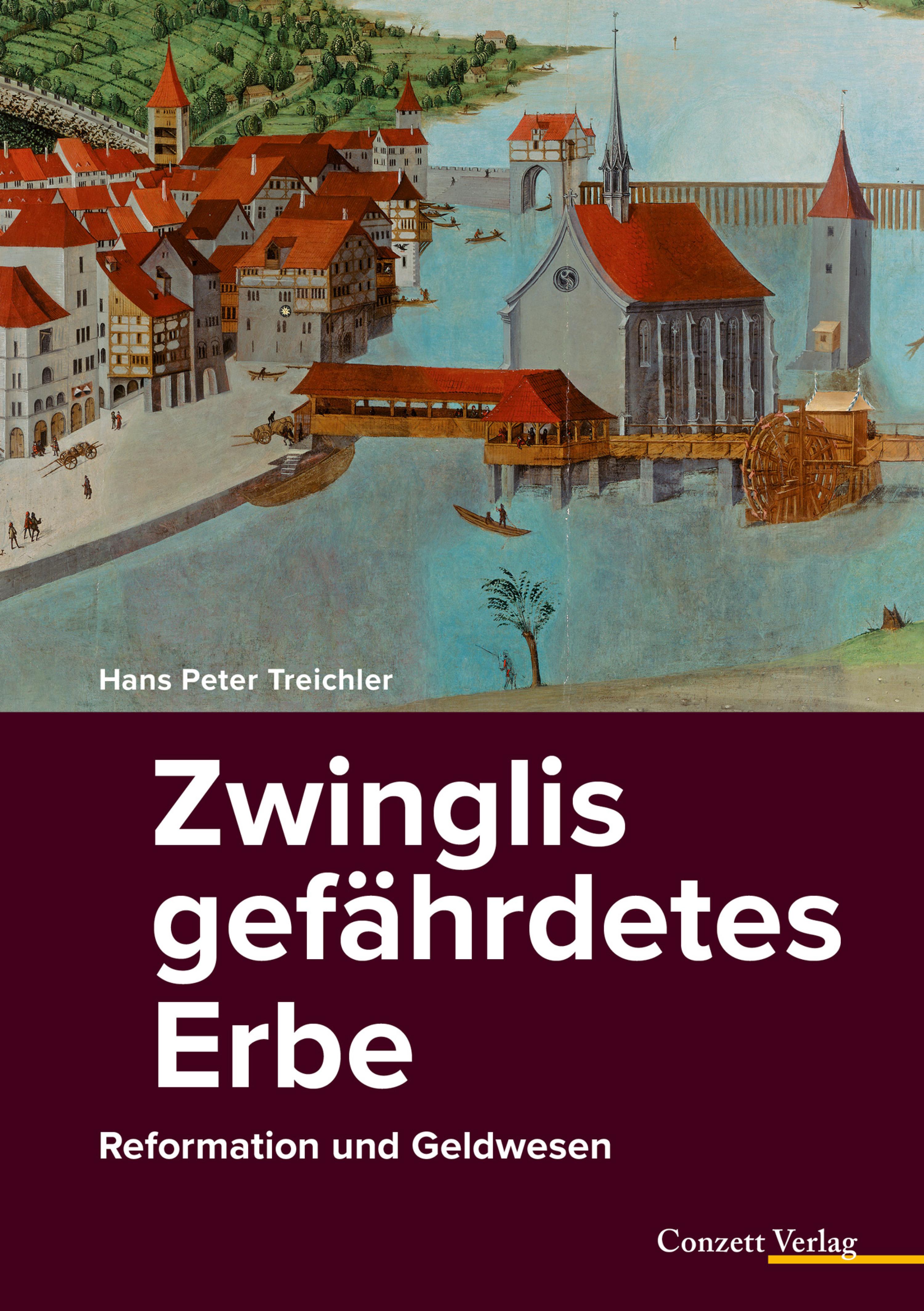 Обложка книги «Zwinglis gefährdetes Erbe»