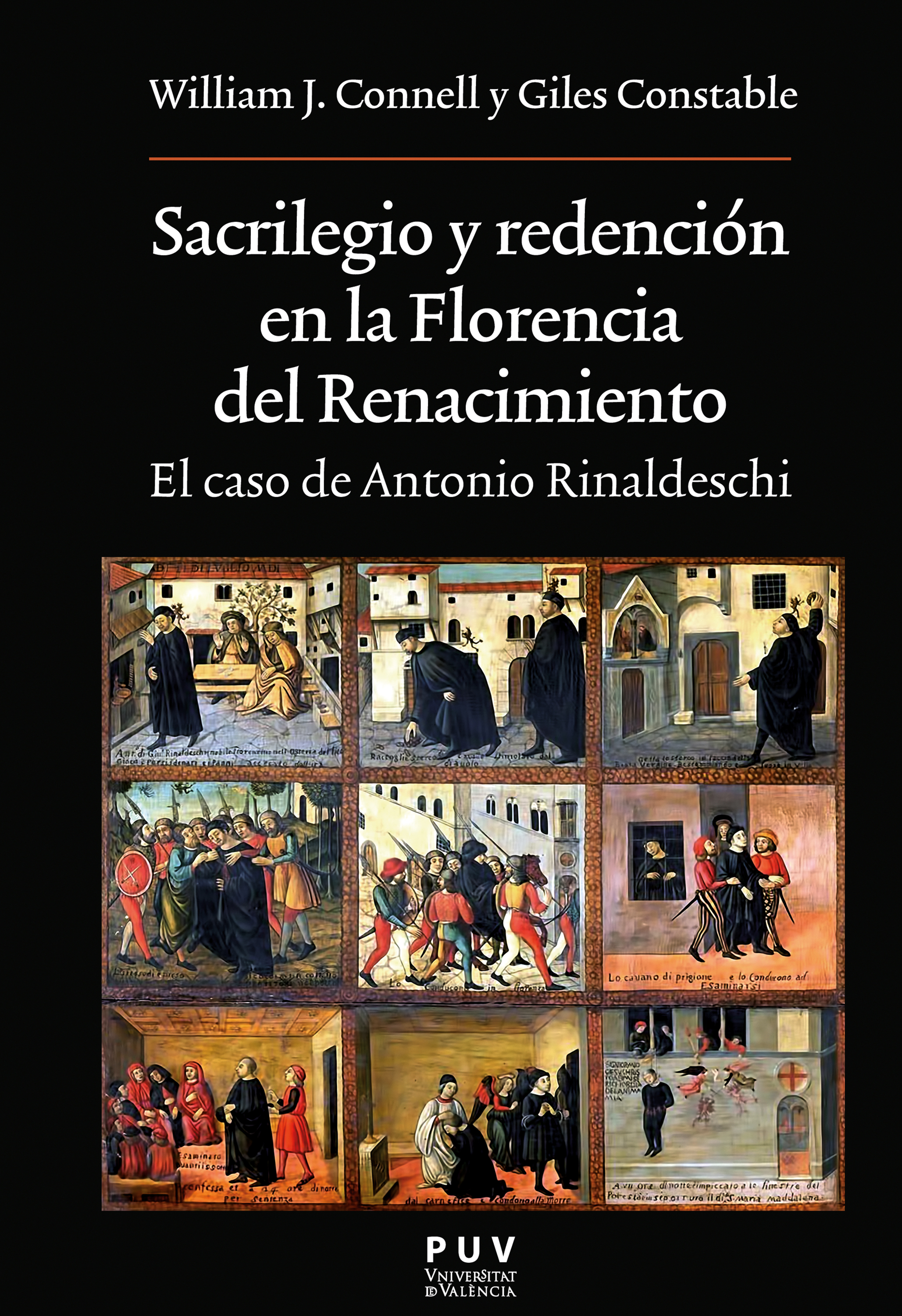 Обложка книги «Sacrilegio y redención en la Florencia del Renacimiento»