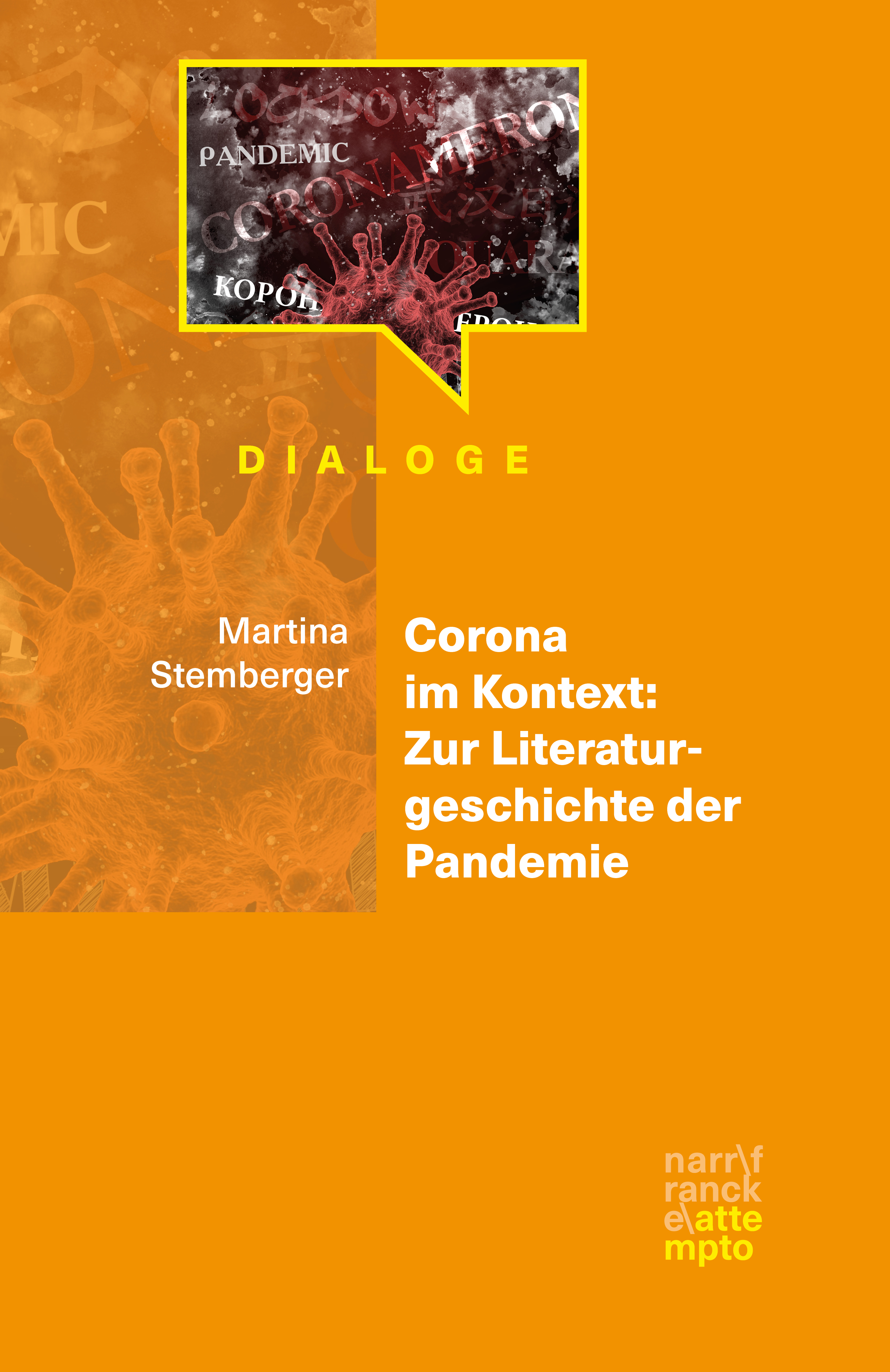 Обложка книги «Corona im Kontext: Zur Literaturgeschichte der Pandemie»