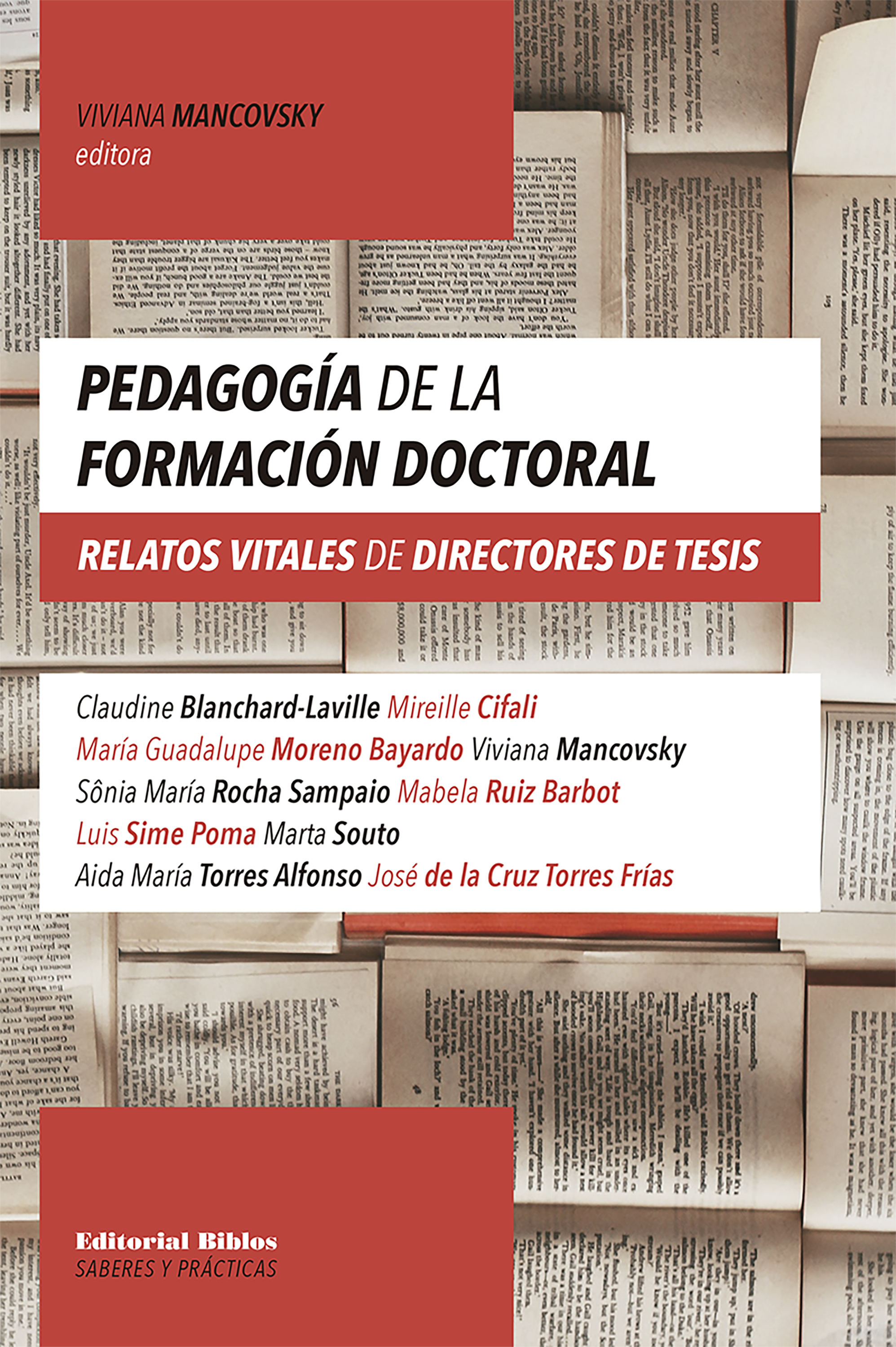 Обложка книги «Pedagogía de la formación doctoral»