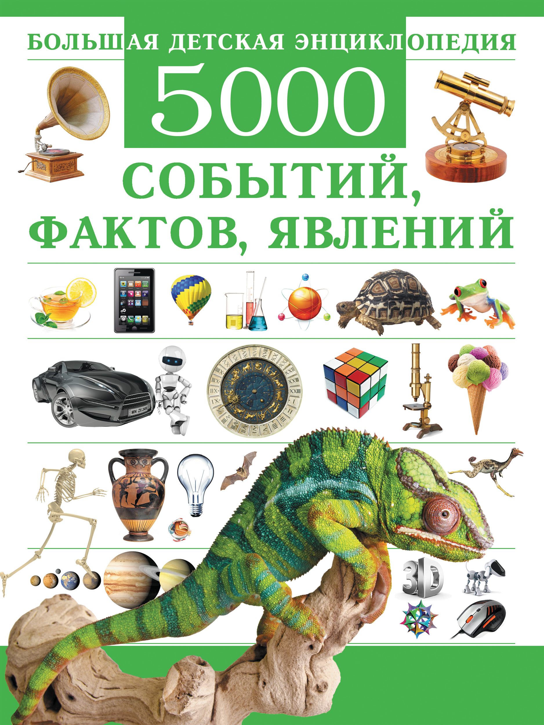 Обложка книги «Большая детская энциклопедия. 5000 событий, фактов, явлений»