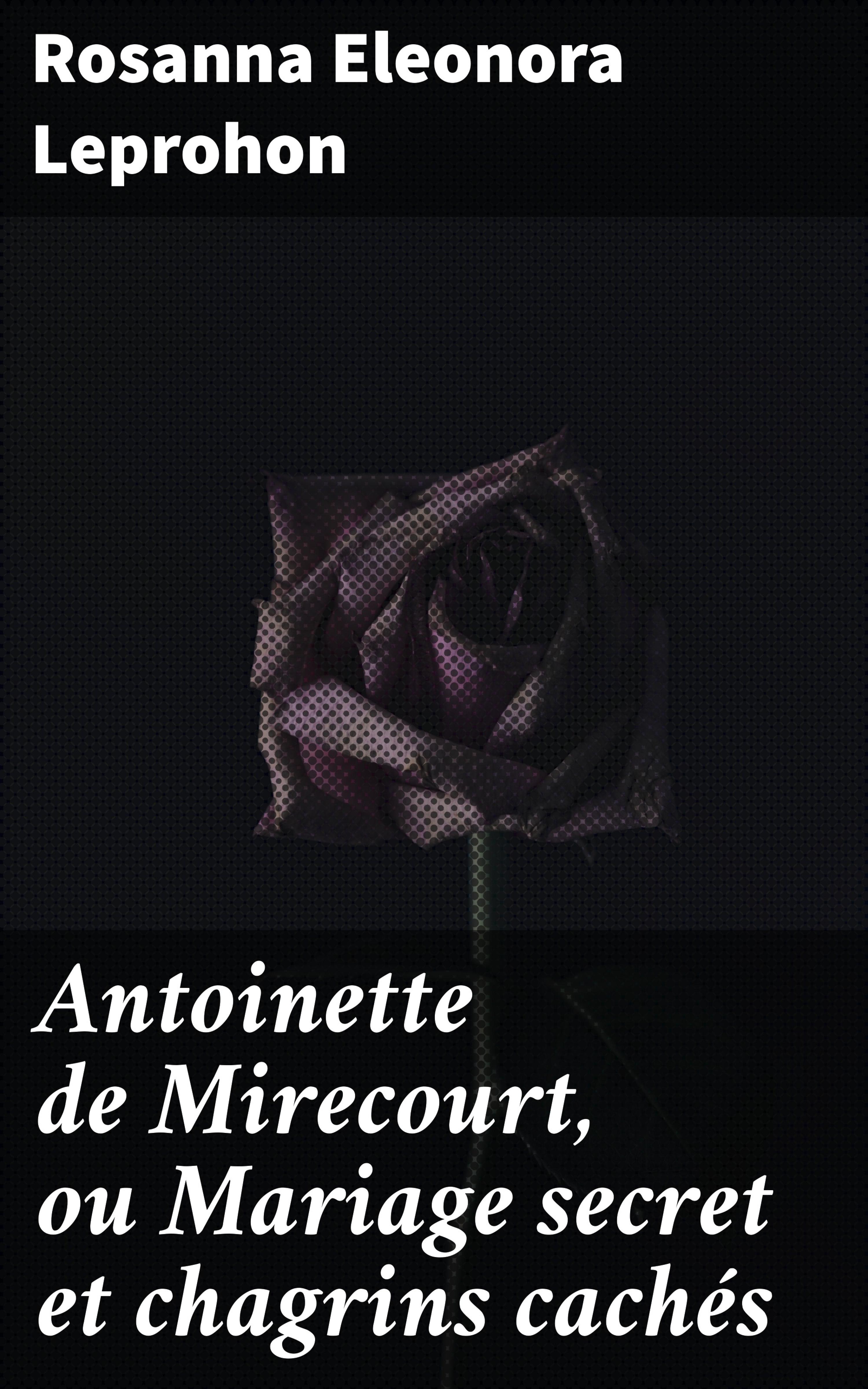 Обложка книги «Antoinette de Mirecourt, ou Mariage secret et chagrins cachés»