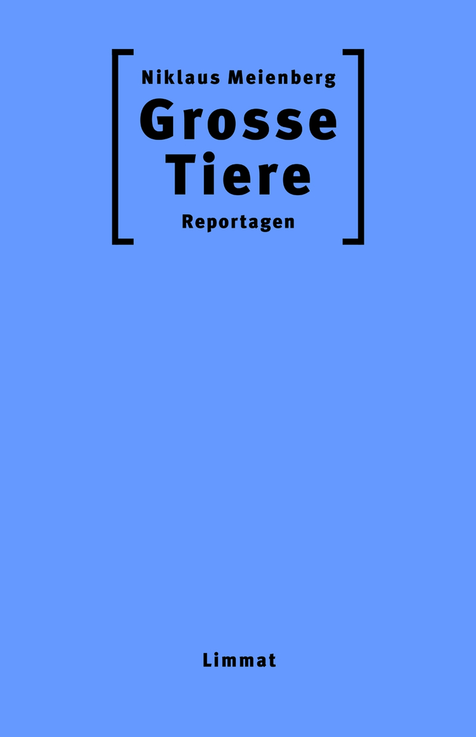 Обложка книги «Grosse Tiere»