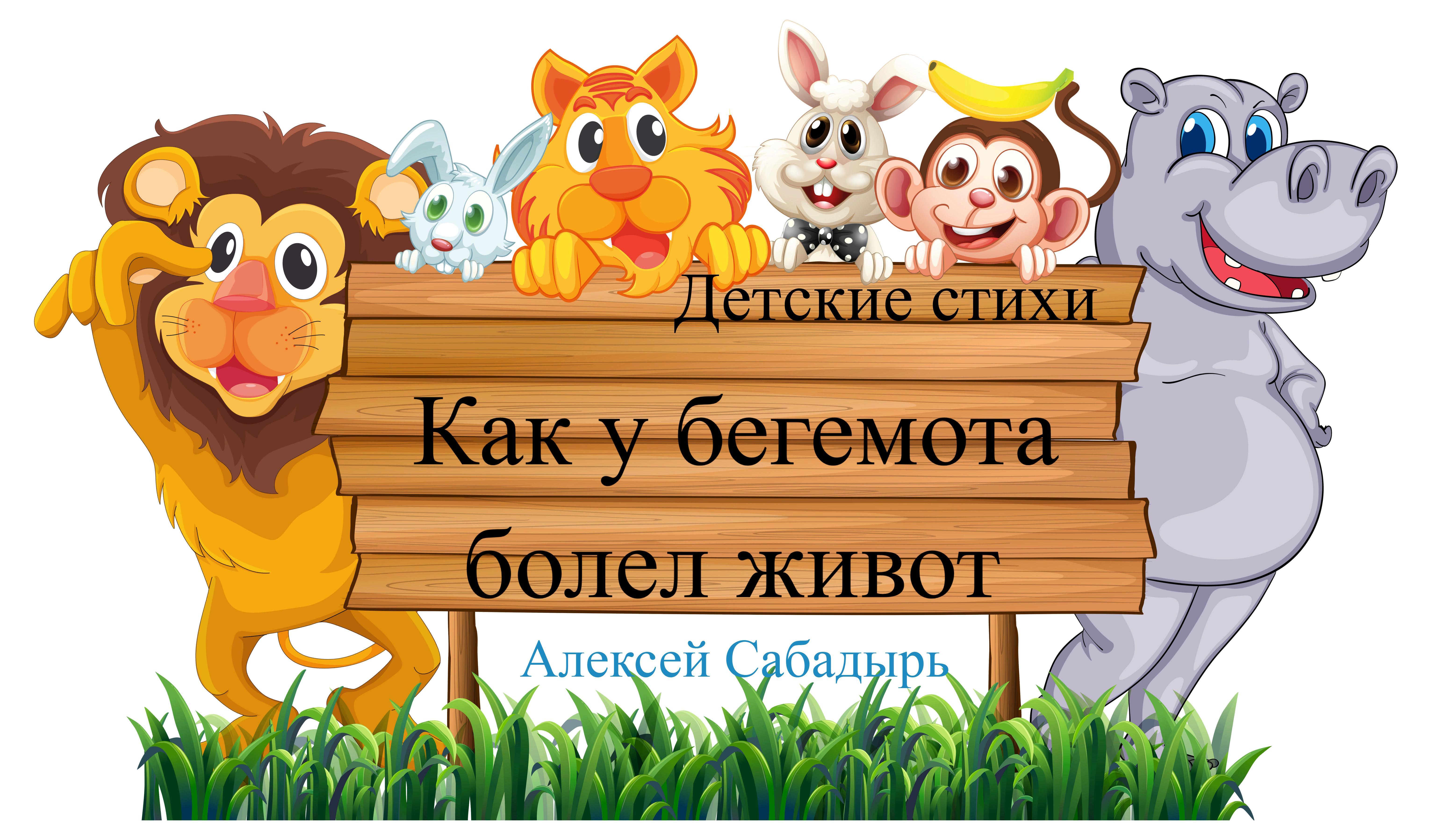 Обложка книги «Как у бегемота болел живот»