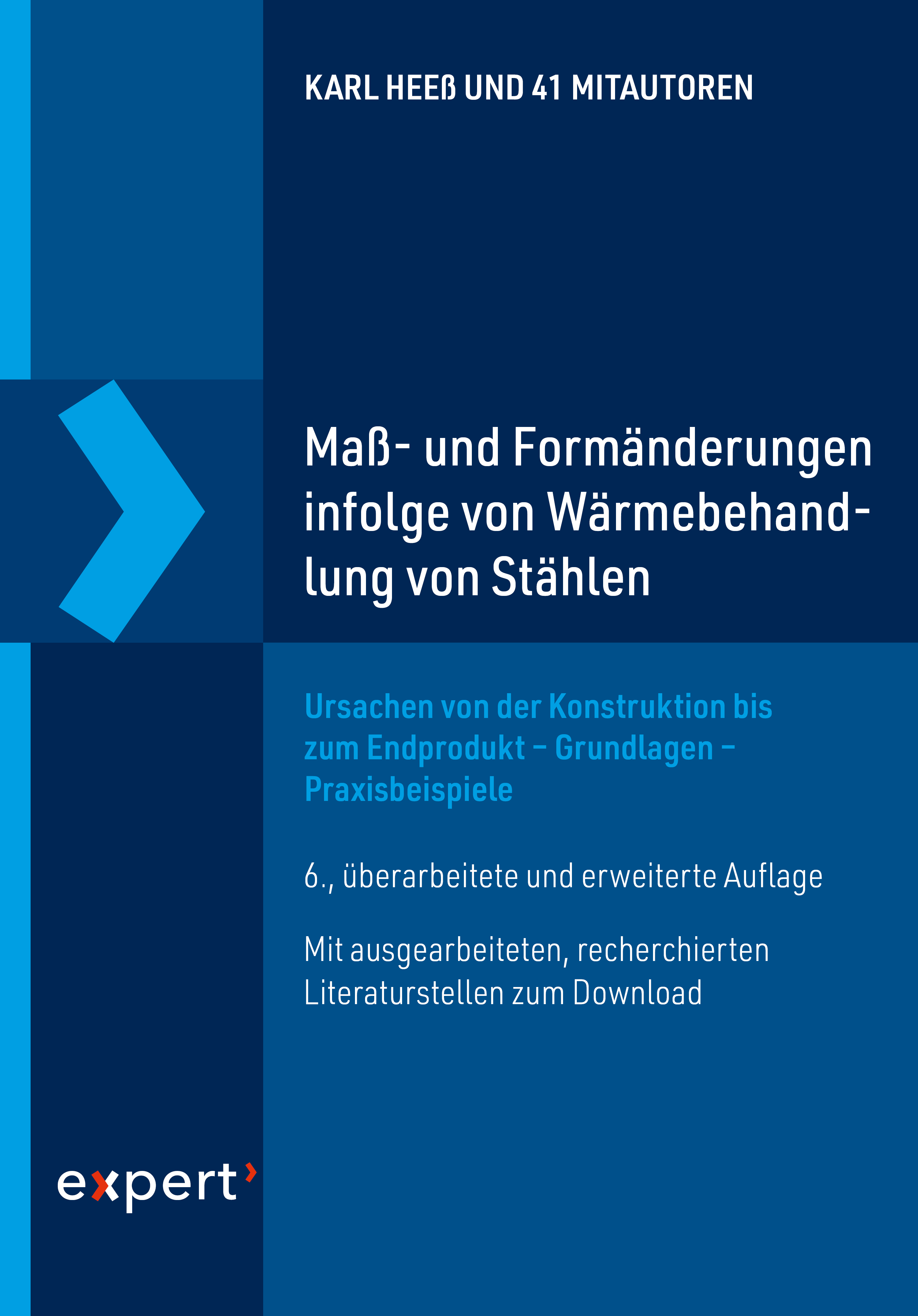 Обложка книги «Maß- und Formänderungen infolge von Wärmebehandlung von Stählen»