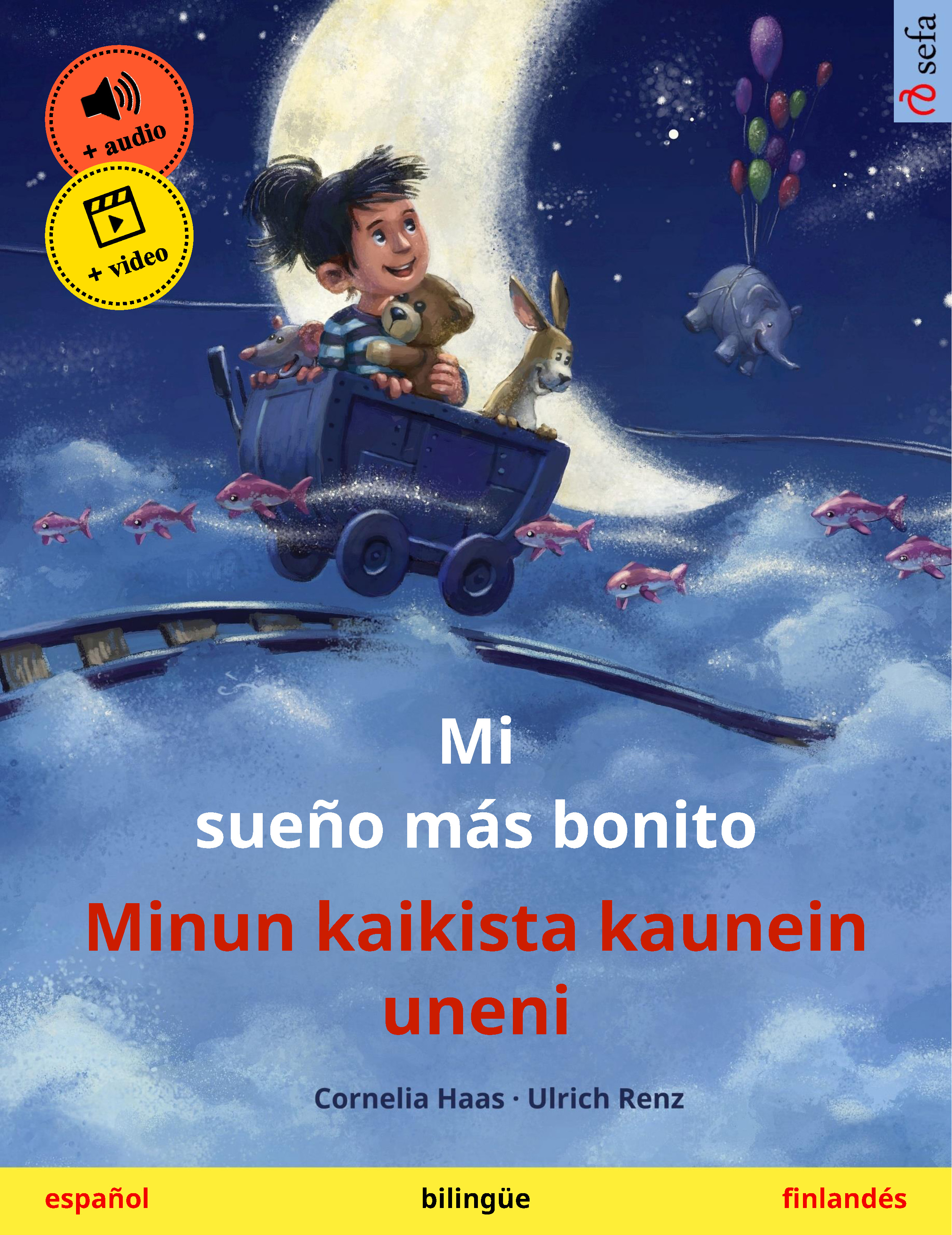 Обложка книги «Mi sueño más bonito – Minun kaikista kaunein uneni (español – finlandés)»