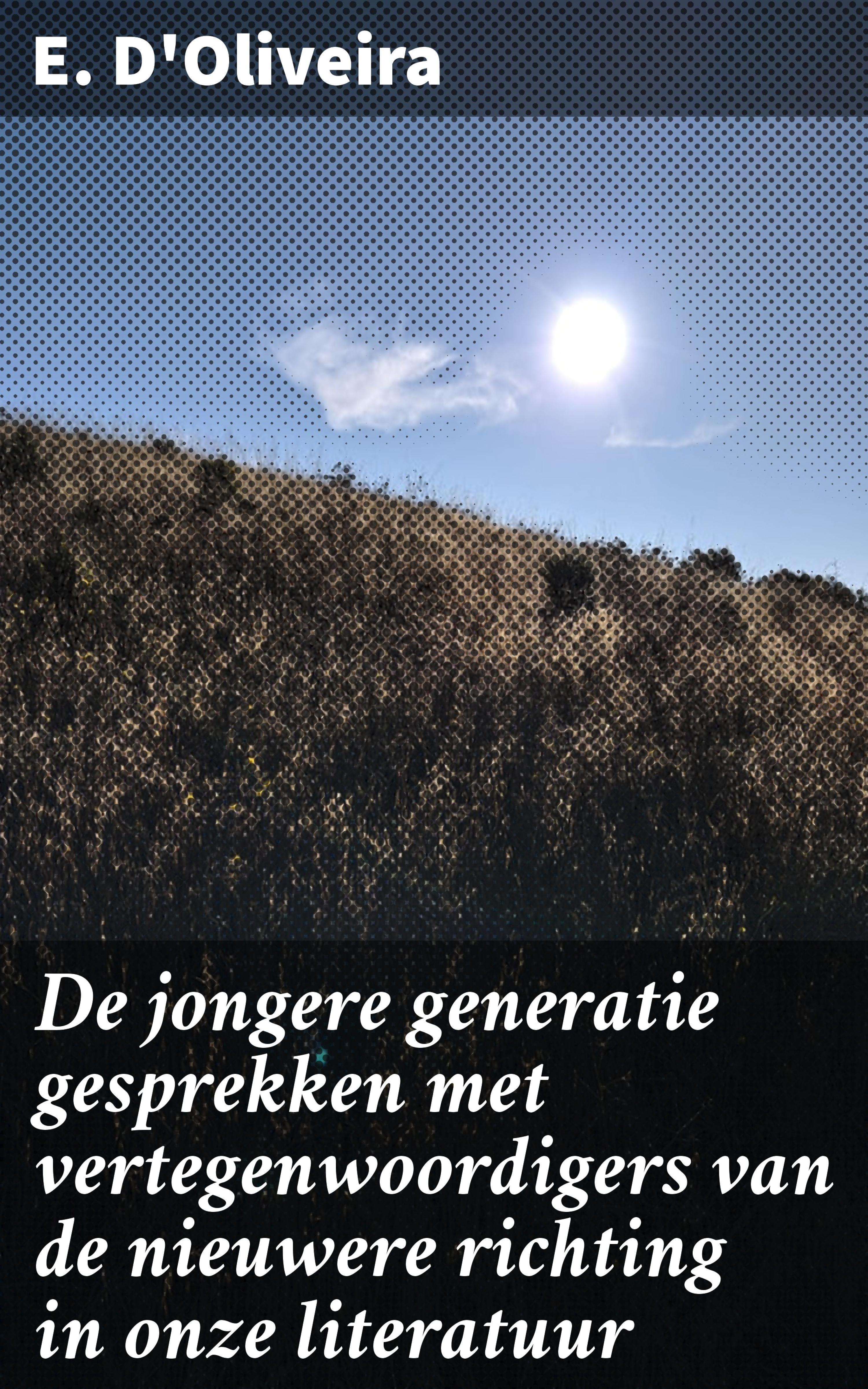 Обложка книги «De jongere generatie gesprekken met vertegenwoordigers van de nieuwere richting in onze literatuur»