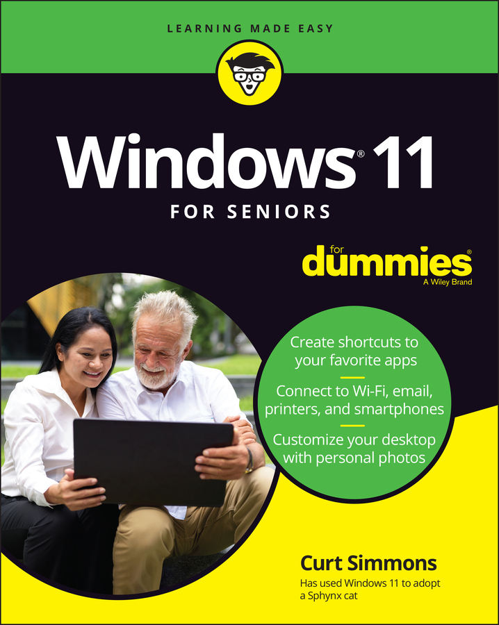 Обложка книги «Windows 11 For Seniors For Dummies»