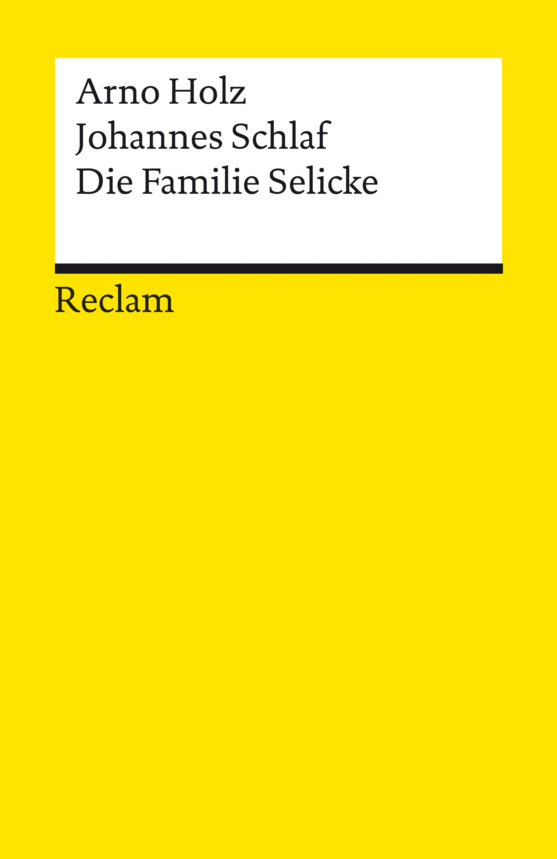 Обложка книги «Die Familie Selicke. Drama in drei Aufzügen»