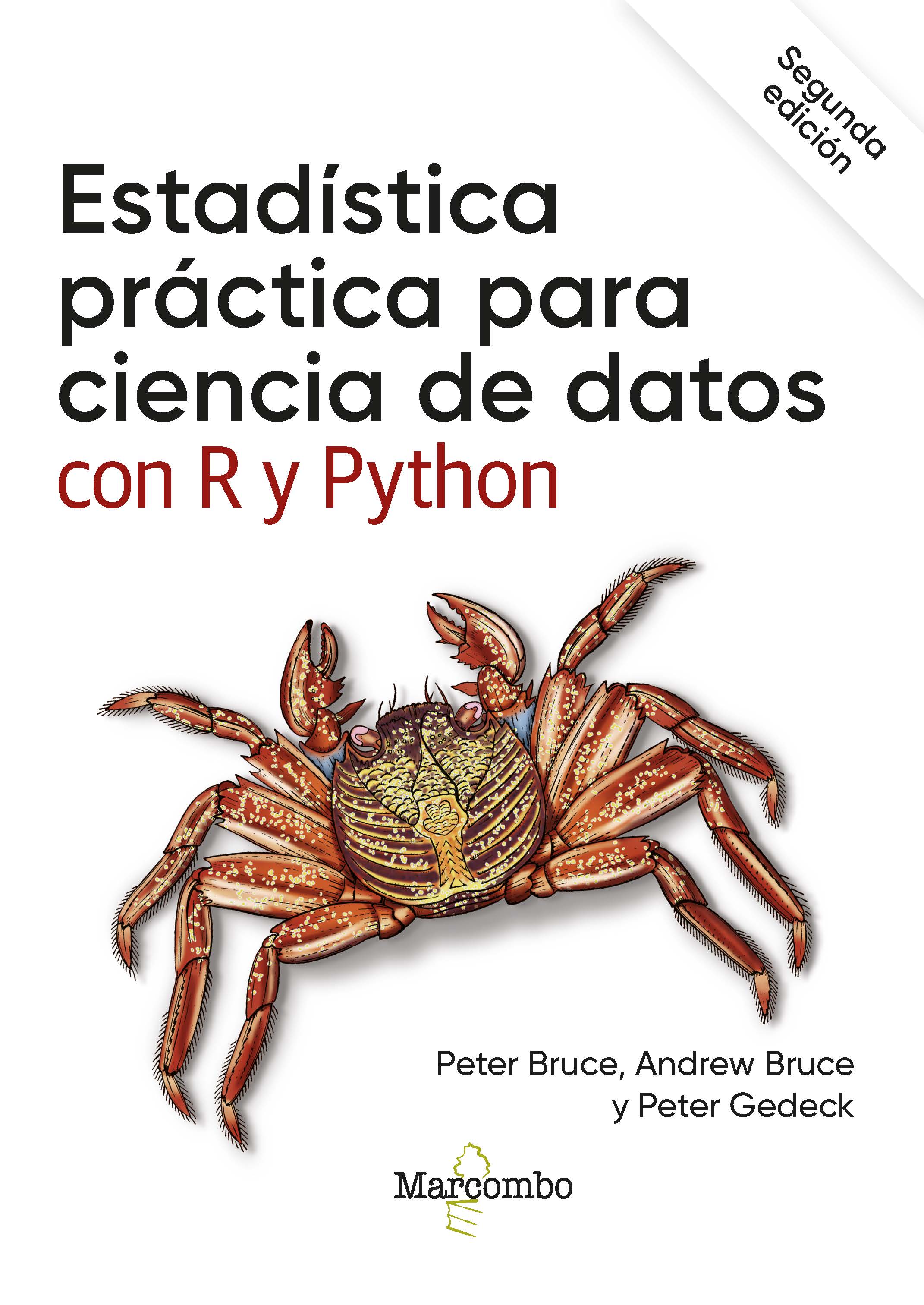 Обложка книги «Estadística práctica para ciencia de datos con R y Python»