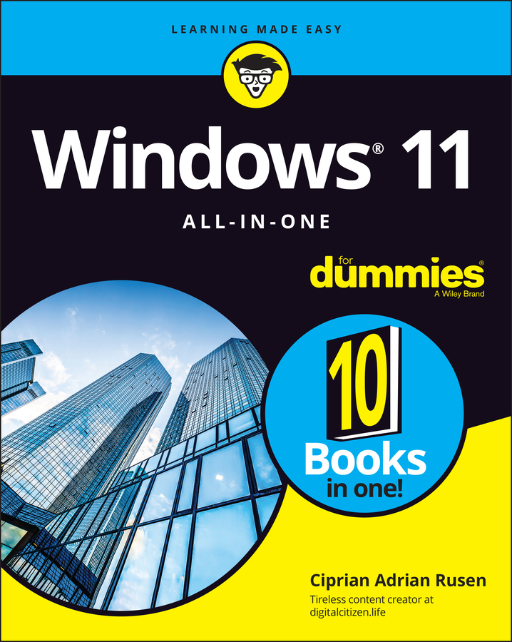 Обложка книги «Windows 11 All-in-One For Dummies»